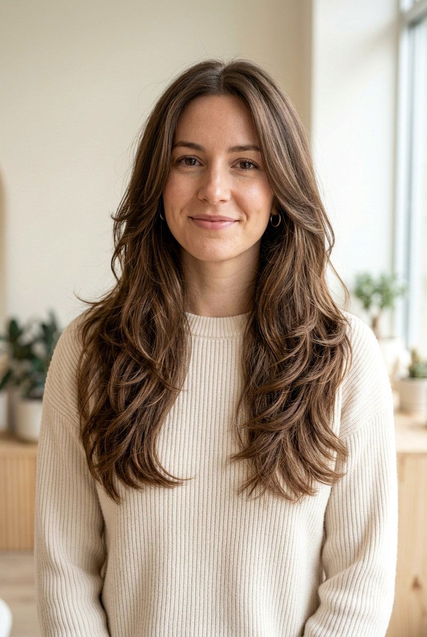 Long Layers With Internal Shaping - 20 low maintenance long layers haircut - 20 low maintenance long layers haircut