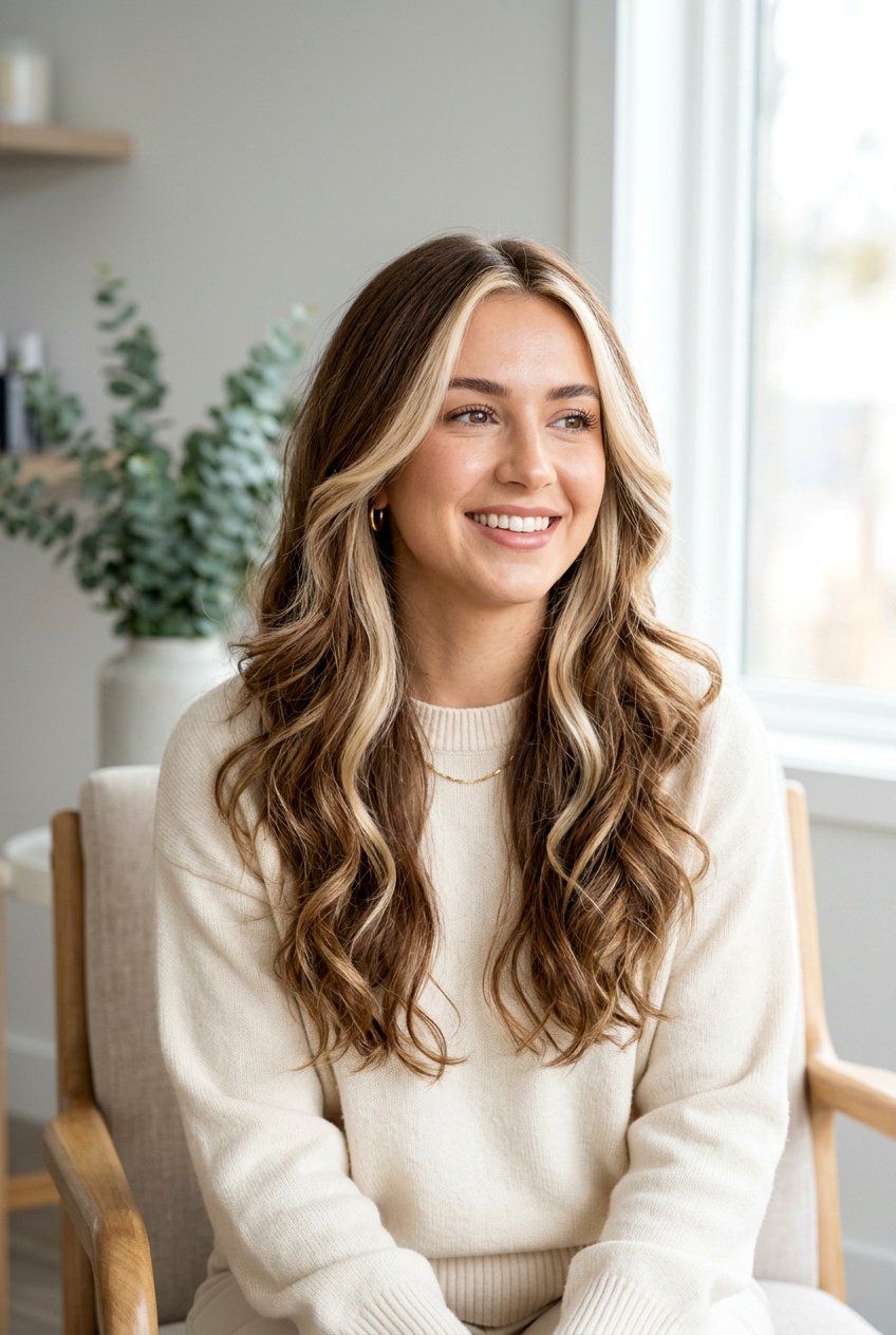 Long Layers With Money Piece - 20 low maintenance long layers haircut - 20 low maintenance long layers haircut