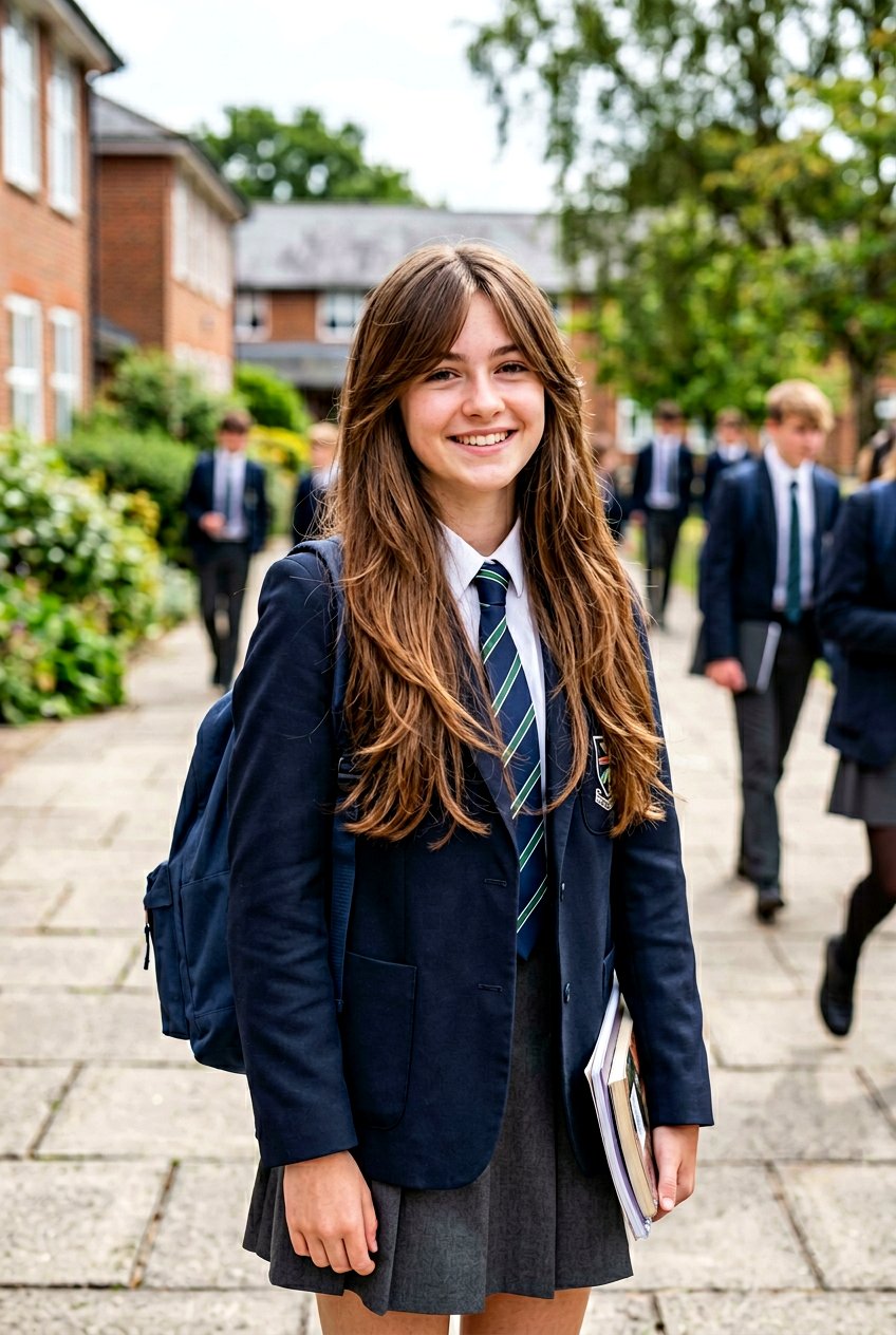 Long Layers With Side Swept Bangs For Girls - 20 long layers for teenage girls - 20 long layers for teenage girls