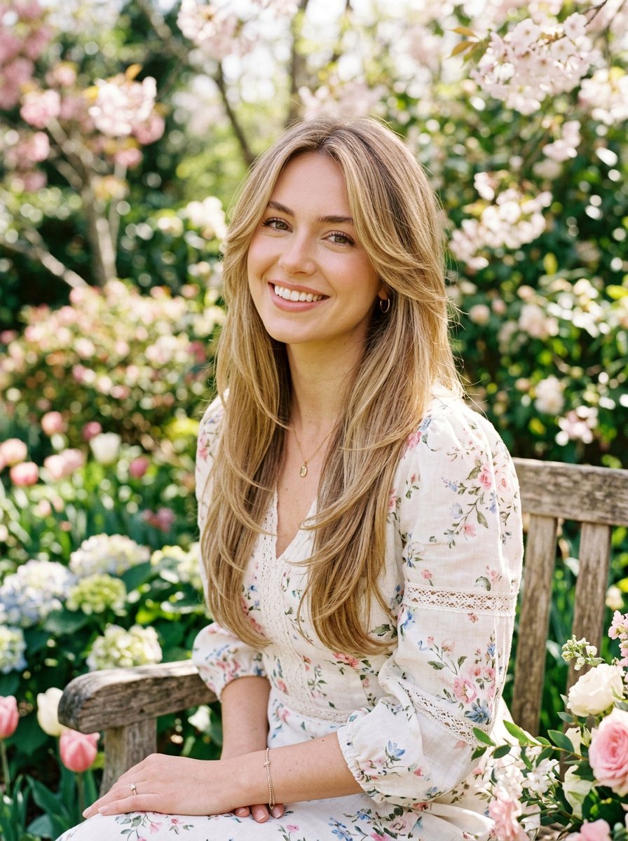 Long Layers With Soft Face Frame - 20 college girls long layers with face frame - 20 college girls long layers with face frame