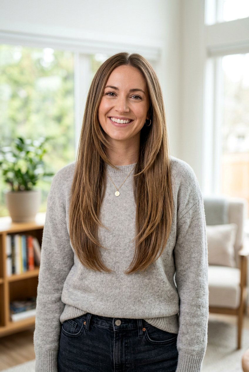 Long Layers With Subtle Face Frame - 20 low maintenance long layers haircut - 20 low maintenance long layers haircut