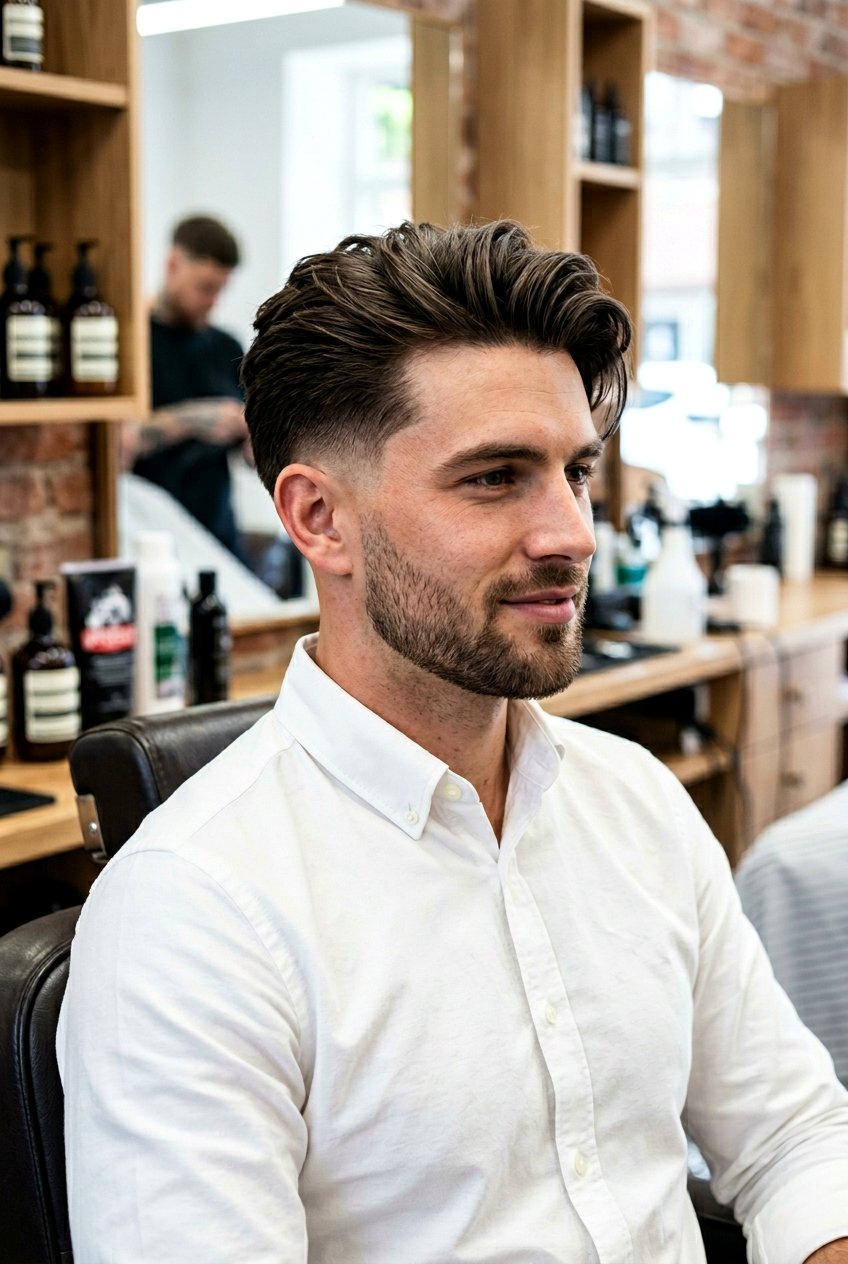 Long Layers With Taper Fade - 20 long layered haircut for men - 20 long layered haircut for men