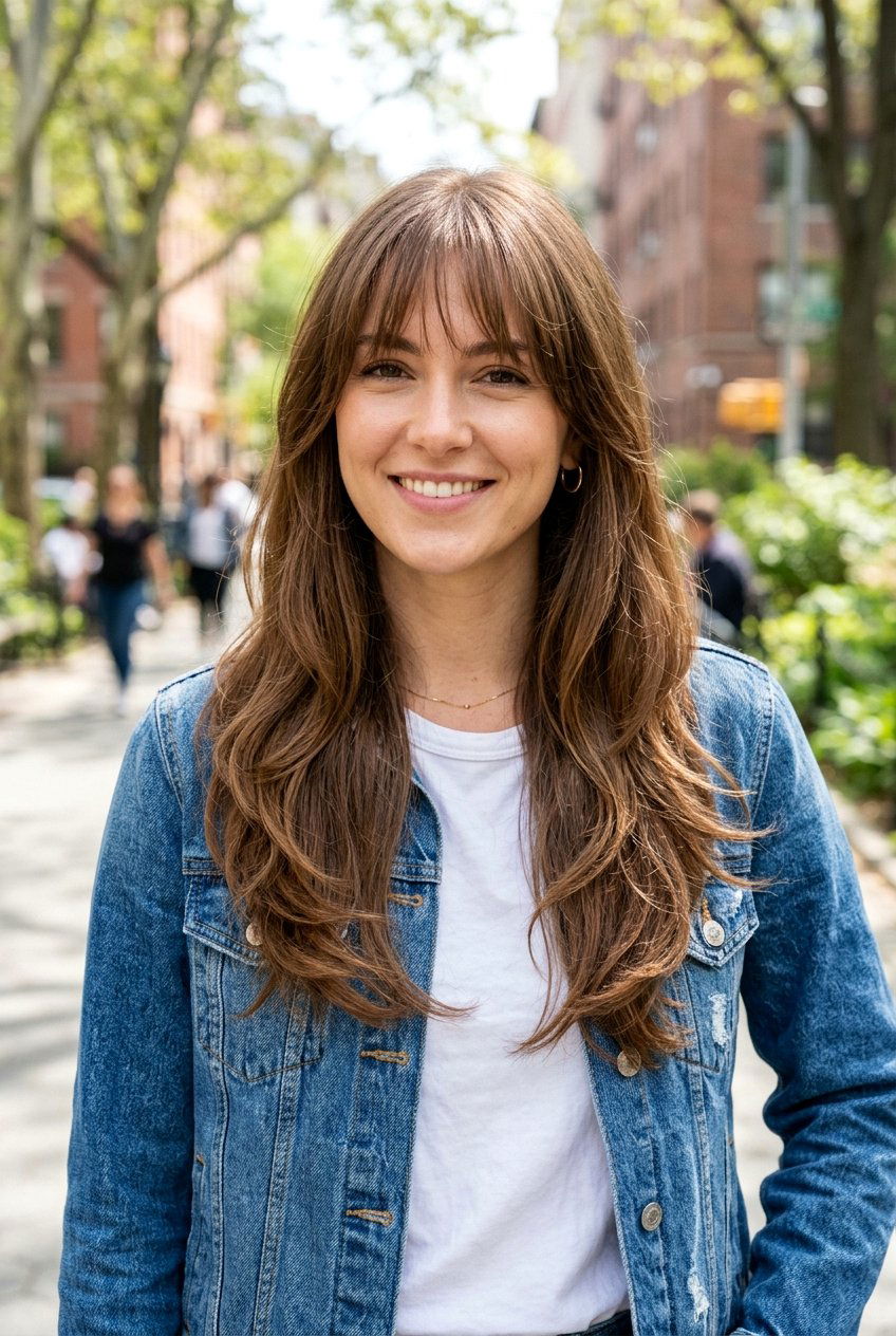 Long Layers With Wispy Bangs - 20 long layers with wispy bangs women - 20 long layers with wispy bangs women