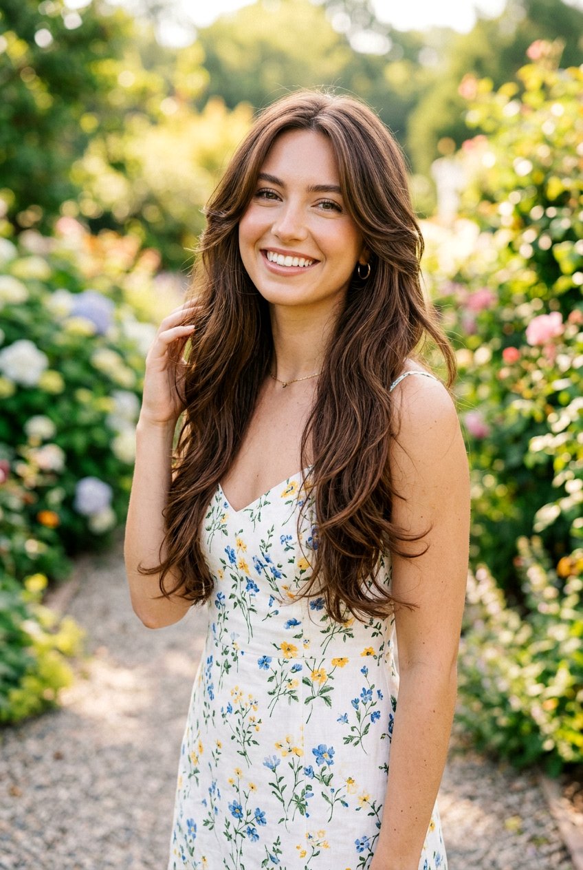 Long Layers with Face Framing - 20 summer haircut ideas for women - 20 summer haircut ideas for women