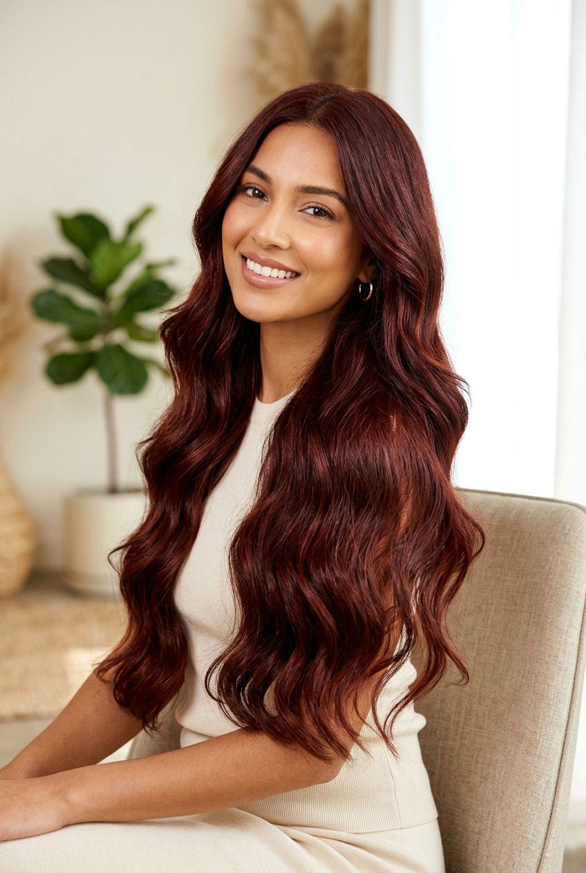 Long Mahogany Hair - 20 mahogany hair color - 20 mahogany hair color