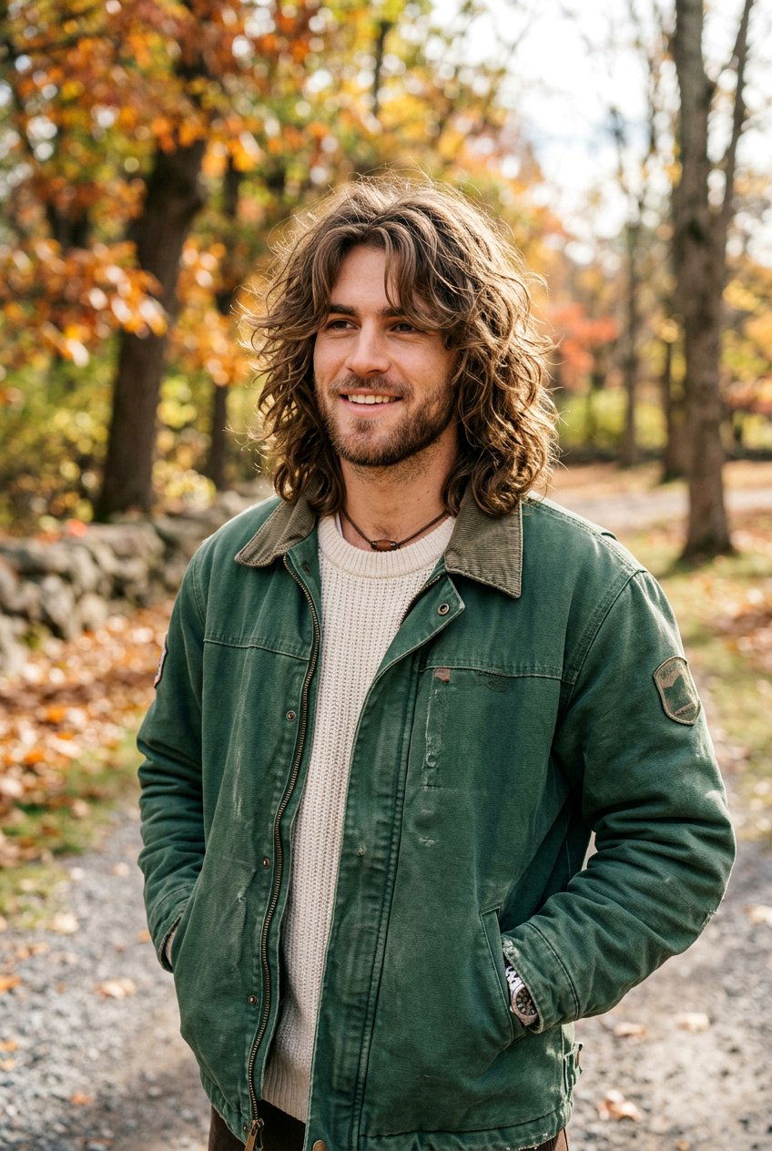 Long Men Wolf Cut With Curtain Fringe - 20 men wolf cut with curtain fringe - 20 men wolf cut with curtain fringe