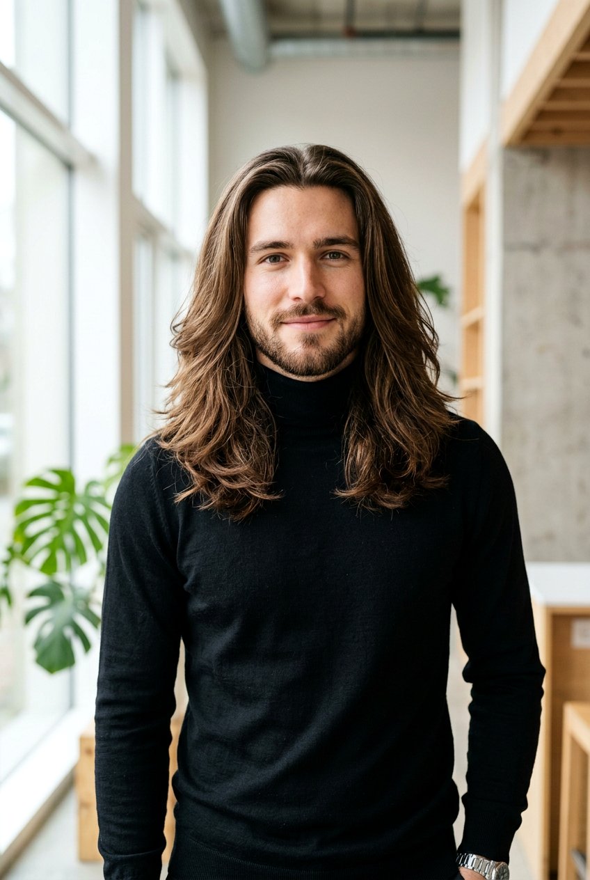 Long Middle Part Flow - 20 middle part flow haircut men - 20 middle part flow haircut men
