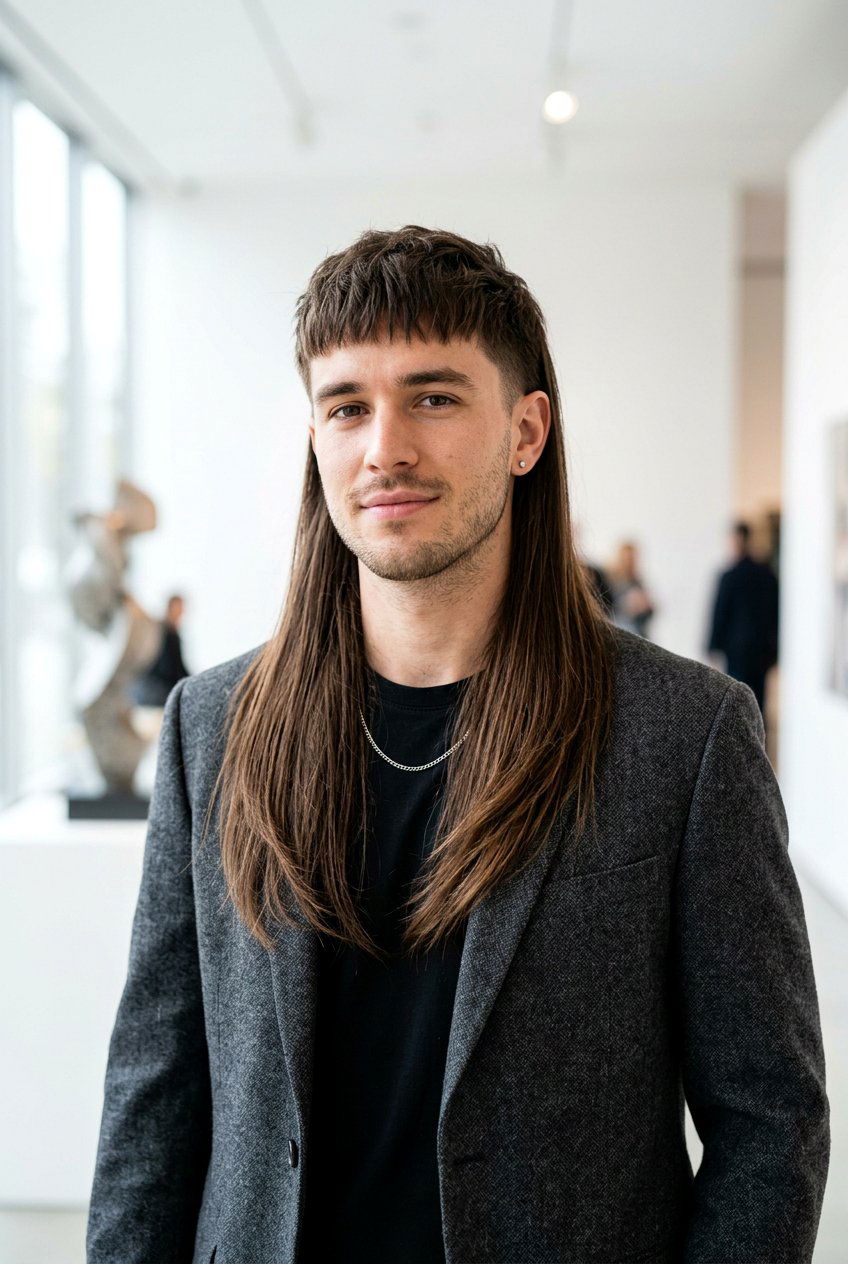 Long Modern Mullet - 20 modern mullet for straight hair - 20 modern mullet for straight hair