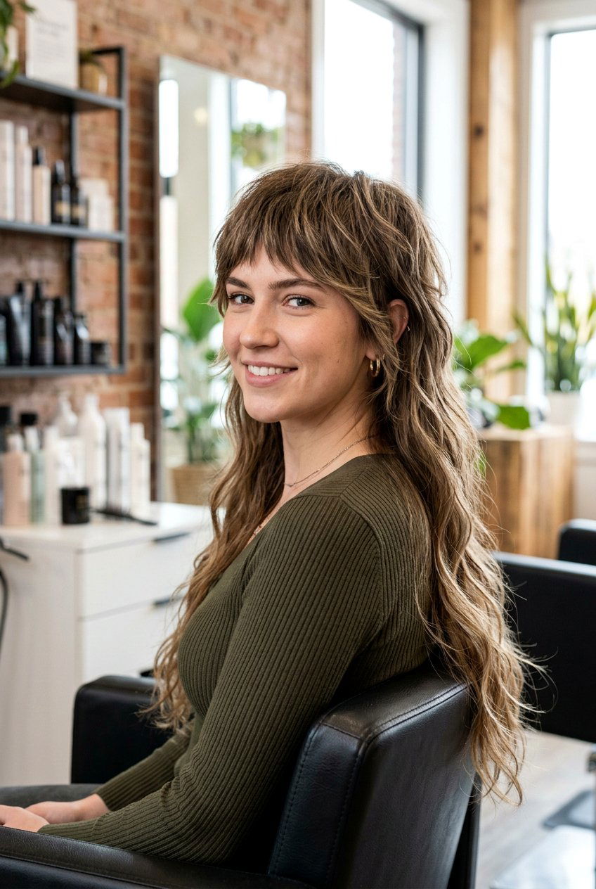 Long Mullet Haircut - 20 mullet haircut for women - 20 mullet haircut for women