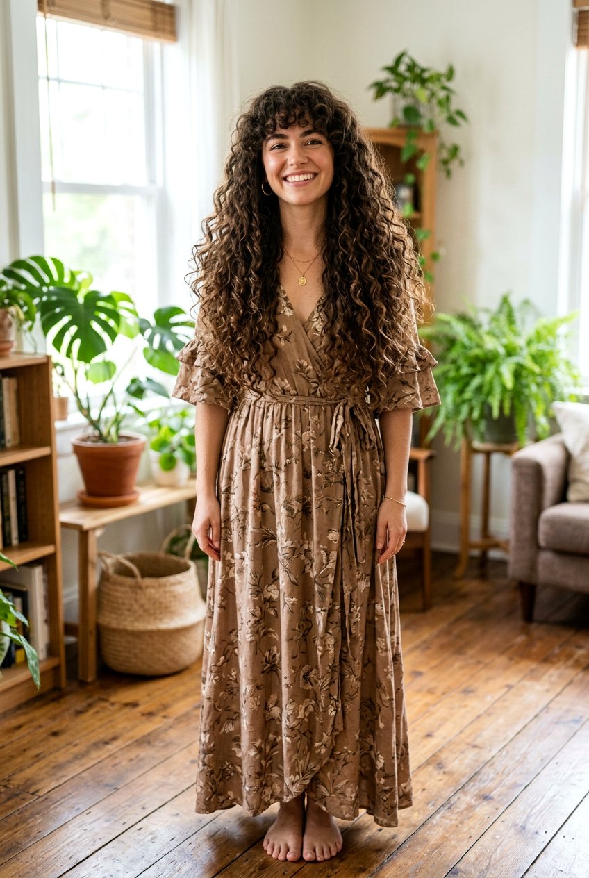 Long Natural Hair With Fringe - 20 natural hair bangs styles - 20 natural hair bangs styles