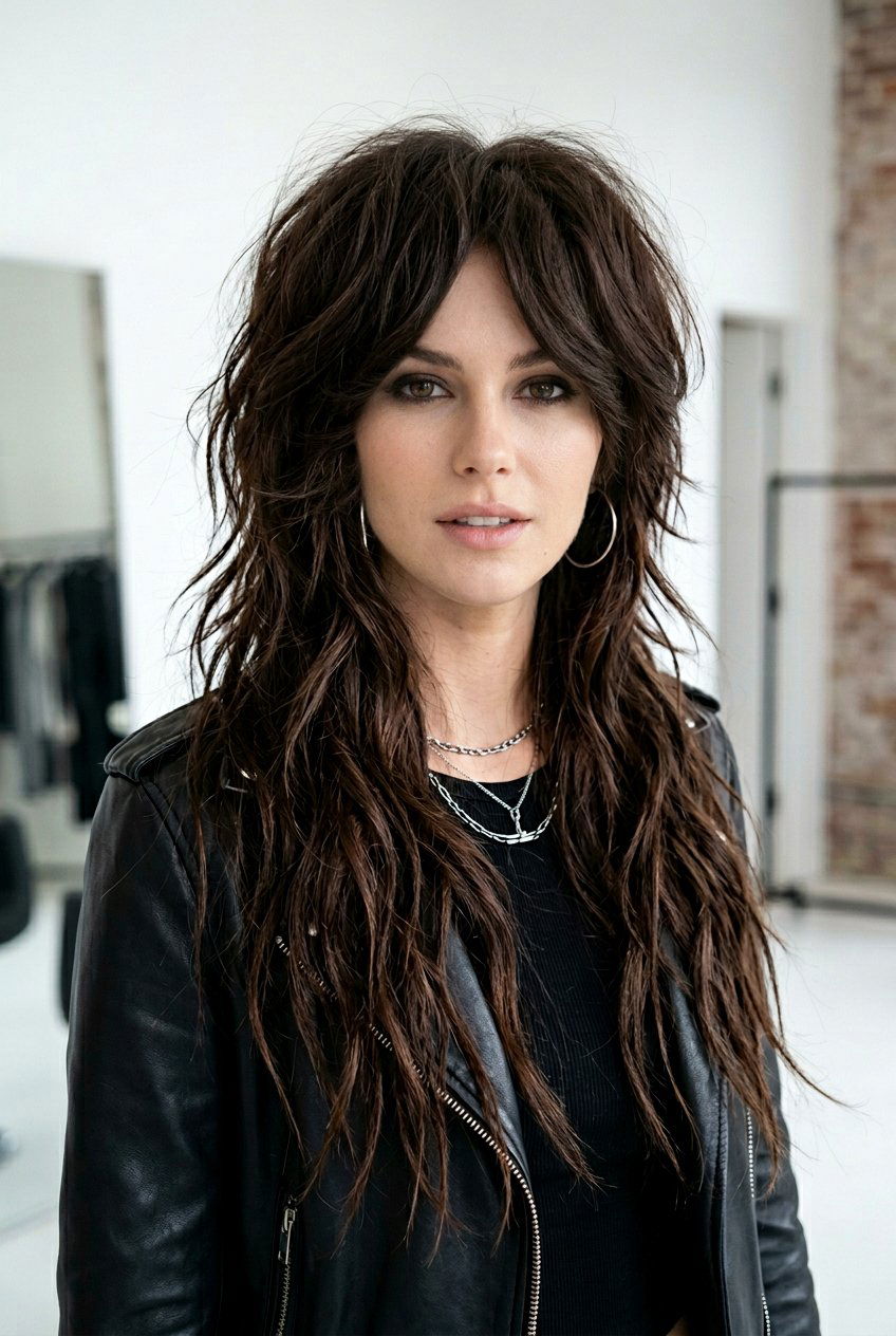 Long Octopus Haircut With Choppy Layers - 20 octopus haircut for long hair - 20 octopus haircut for long hair