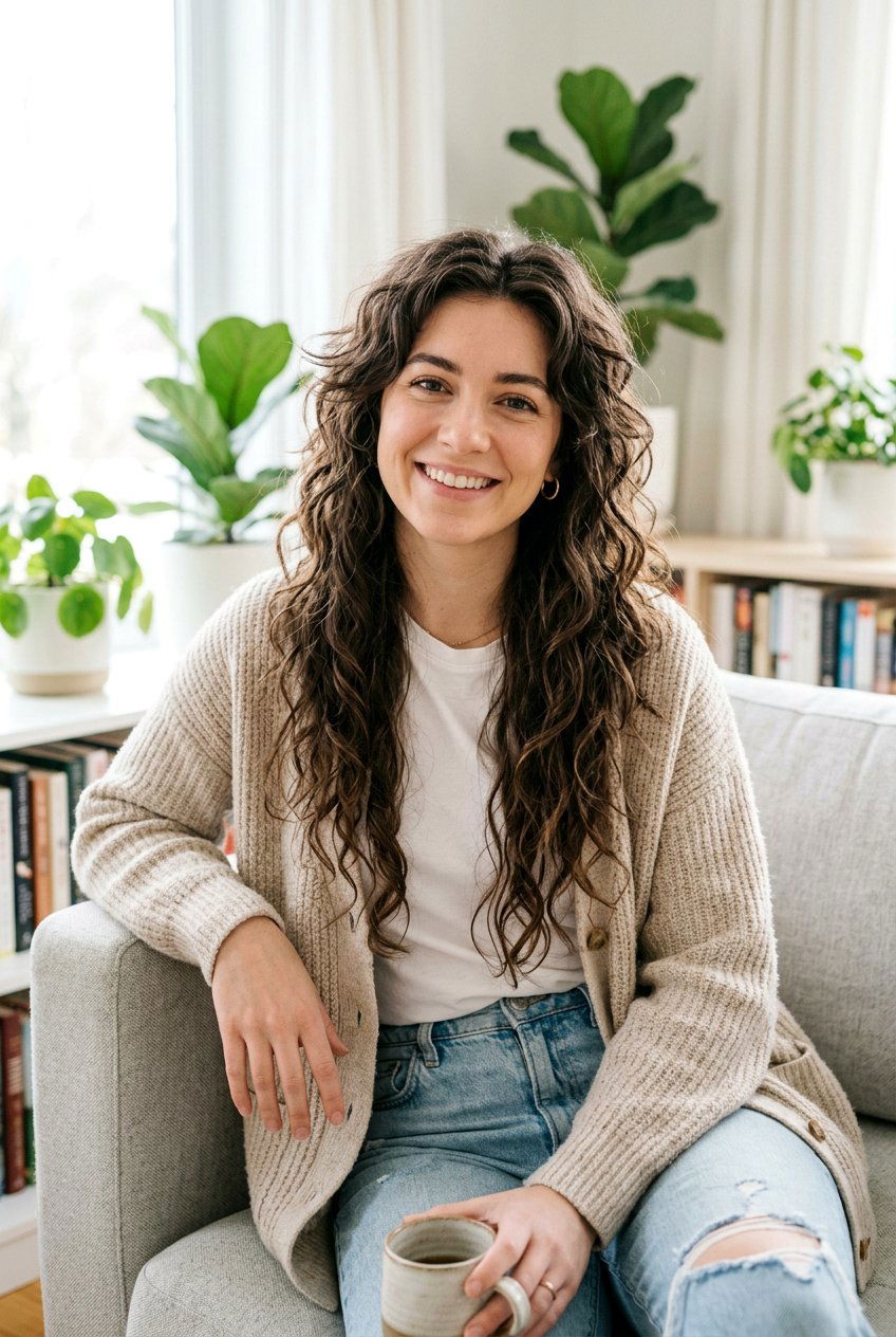 Long Octopus Haircut With Natural Texture - 20 octopus haircut for long hair - 20 octopus haircut for long hair