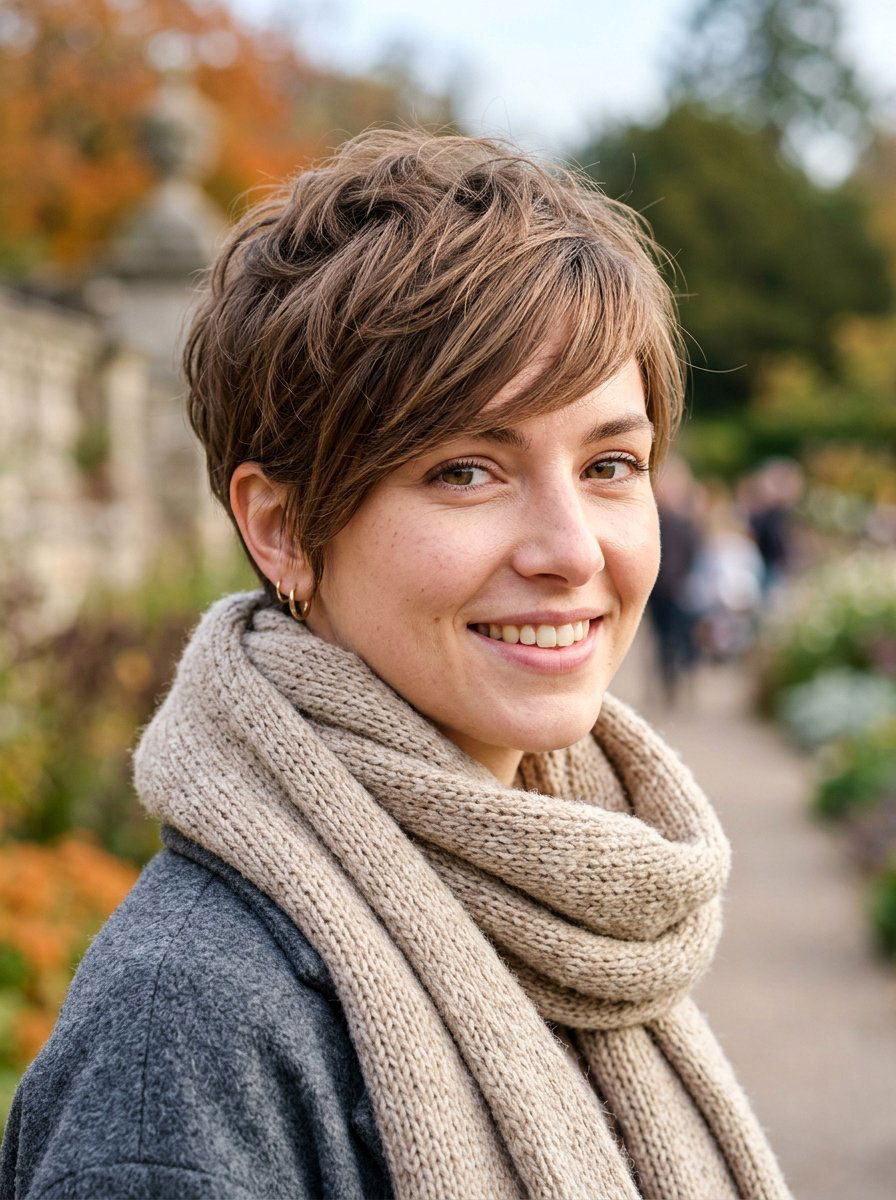 Long Pixie Cut - 20 winter haircut trends for women - 20 winter haircut trends for women