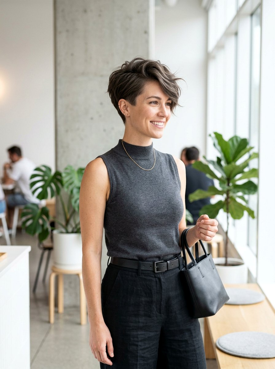 Long Pixie Cut - 20 haircut to transition from long to short hair - 20 haircut to transition from long to short hair