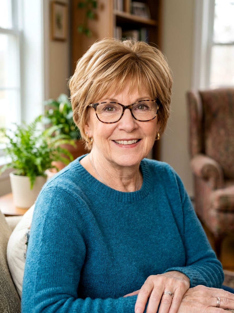 Long Pixie Cut - 20 pixie cut for women over 70 with glasses - 20 pixie cut for women over 70 with glasses