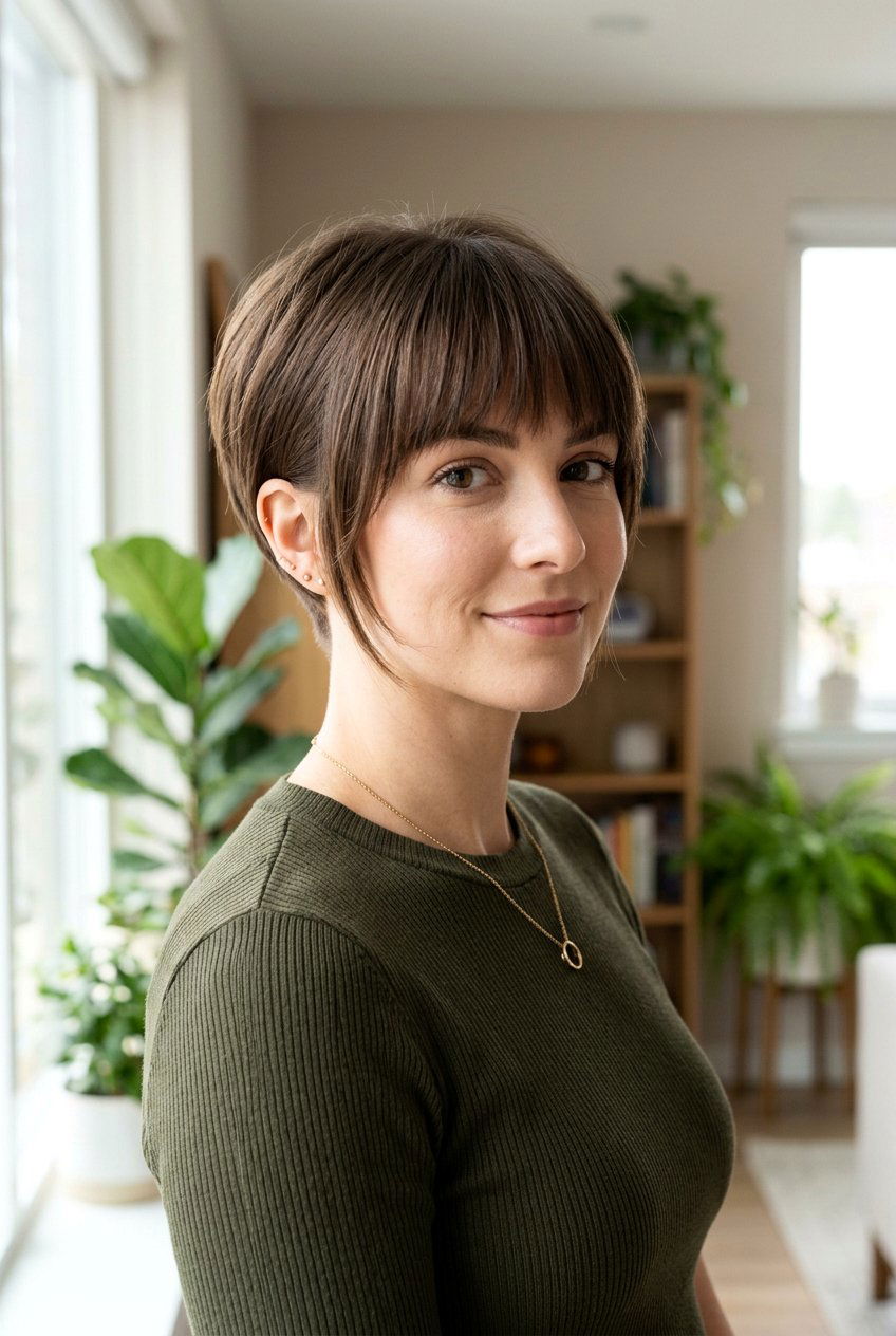 Long Pixie Haircut With Bangs - 20 feminine pixie haircuts - 20 feminine pixie haircuts