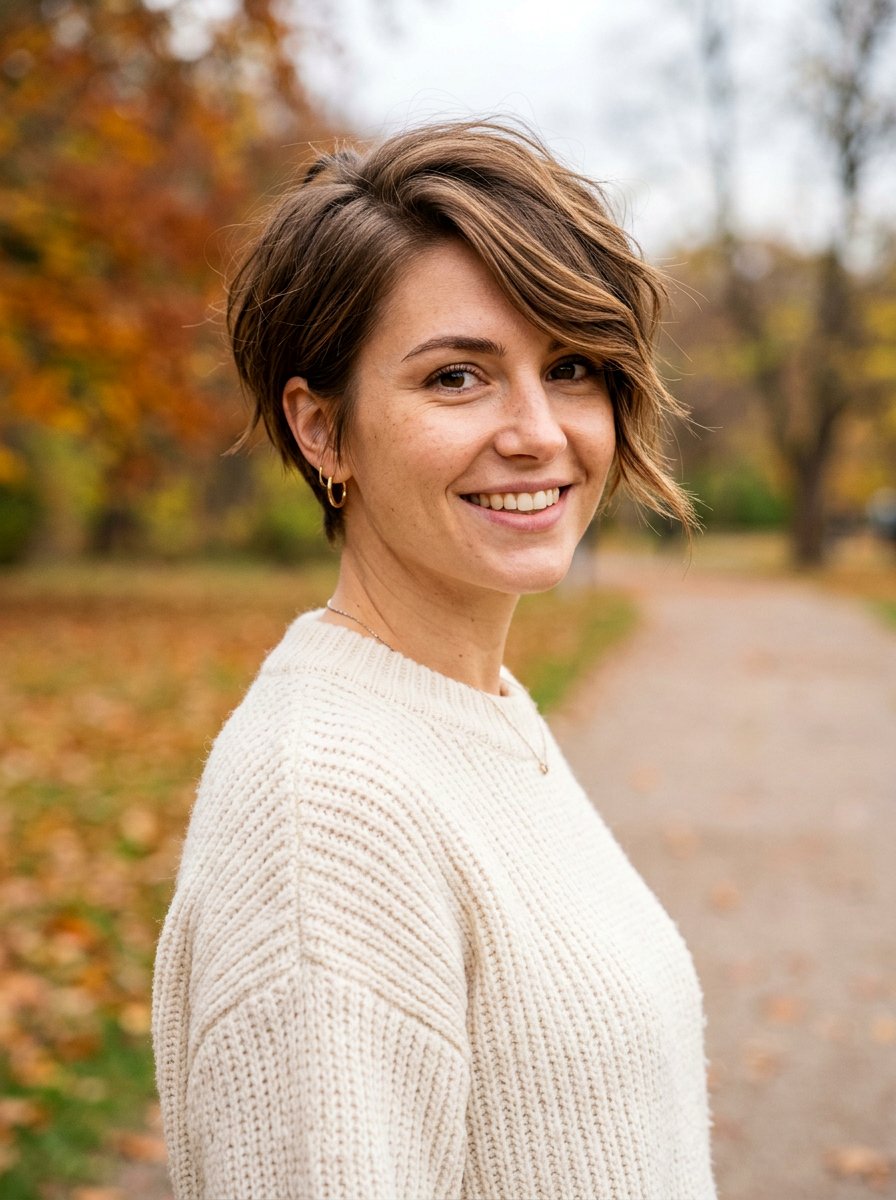 Long Pixie Haircut With Side Swept Fringe - 20 elegant pixie haircut with fringe - 20 elegant pixie haircut with fringe