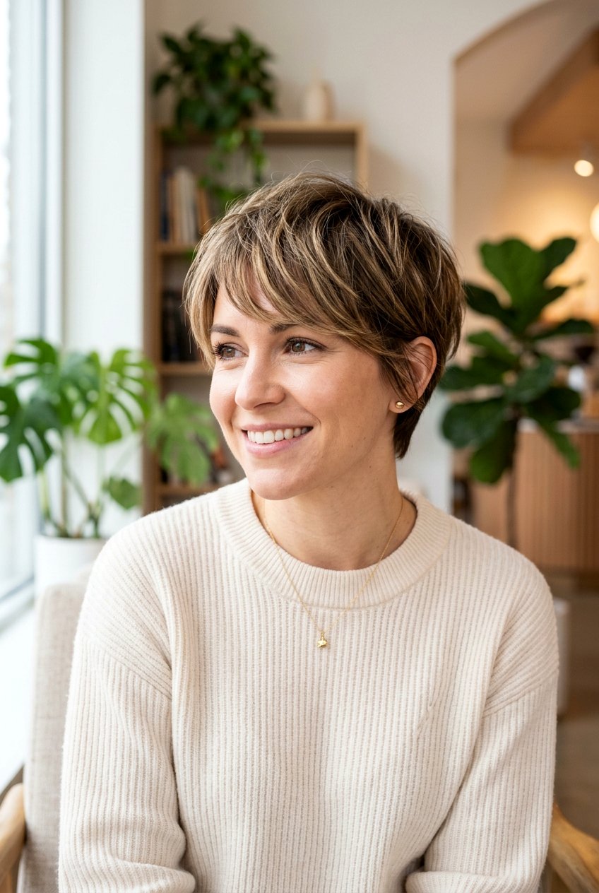 Long Pixie With Layers For Oval Face - 20 long pixie with layers - 20 long pixie with layers