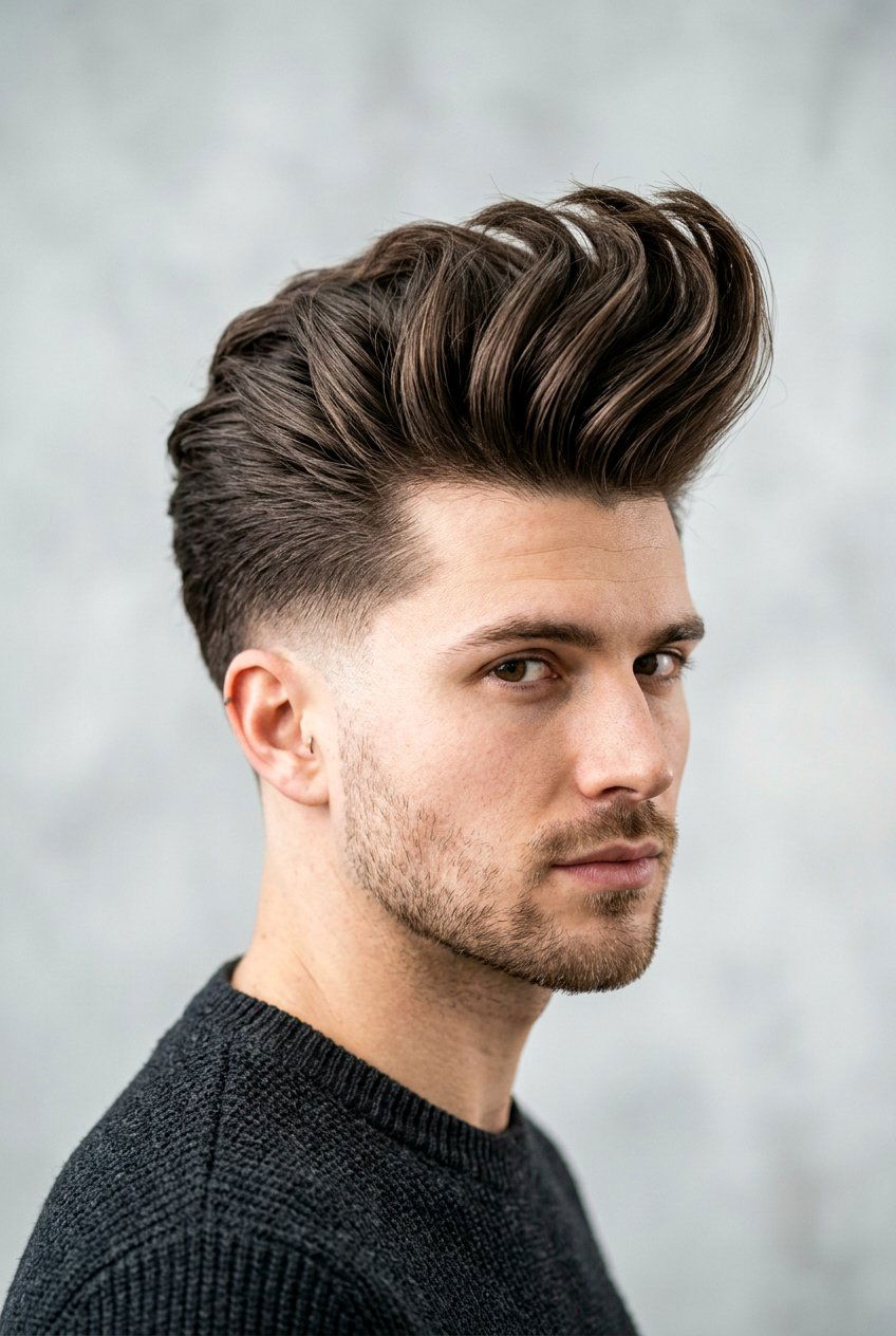 Long Quiff - 20 quiff haircut for men - 20 quiff haircut for men