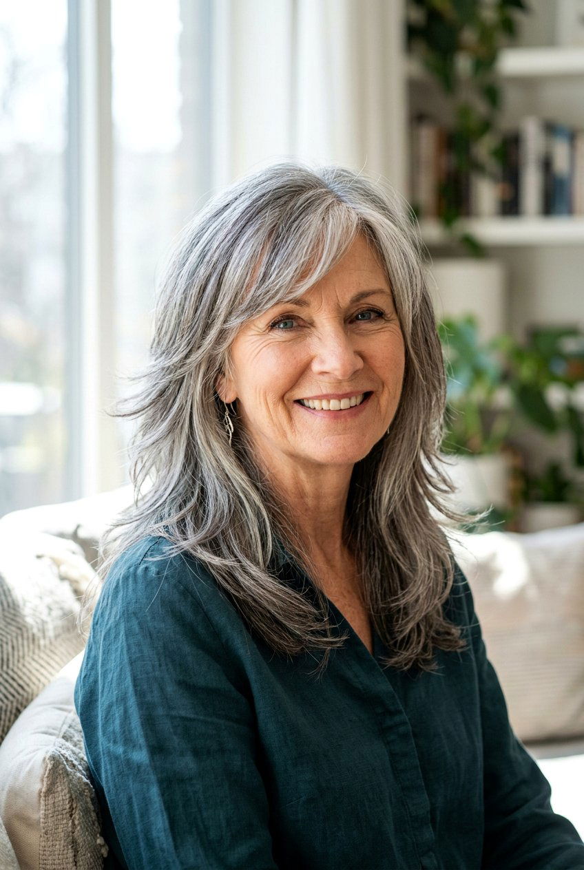 Long Razor Cut for Women Over 60 - 20 long haircut for women over 60 - 20 long haircut for women over 60