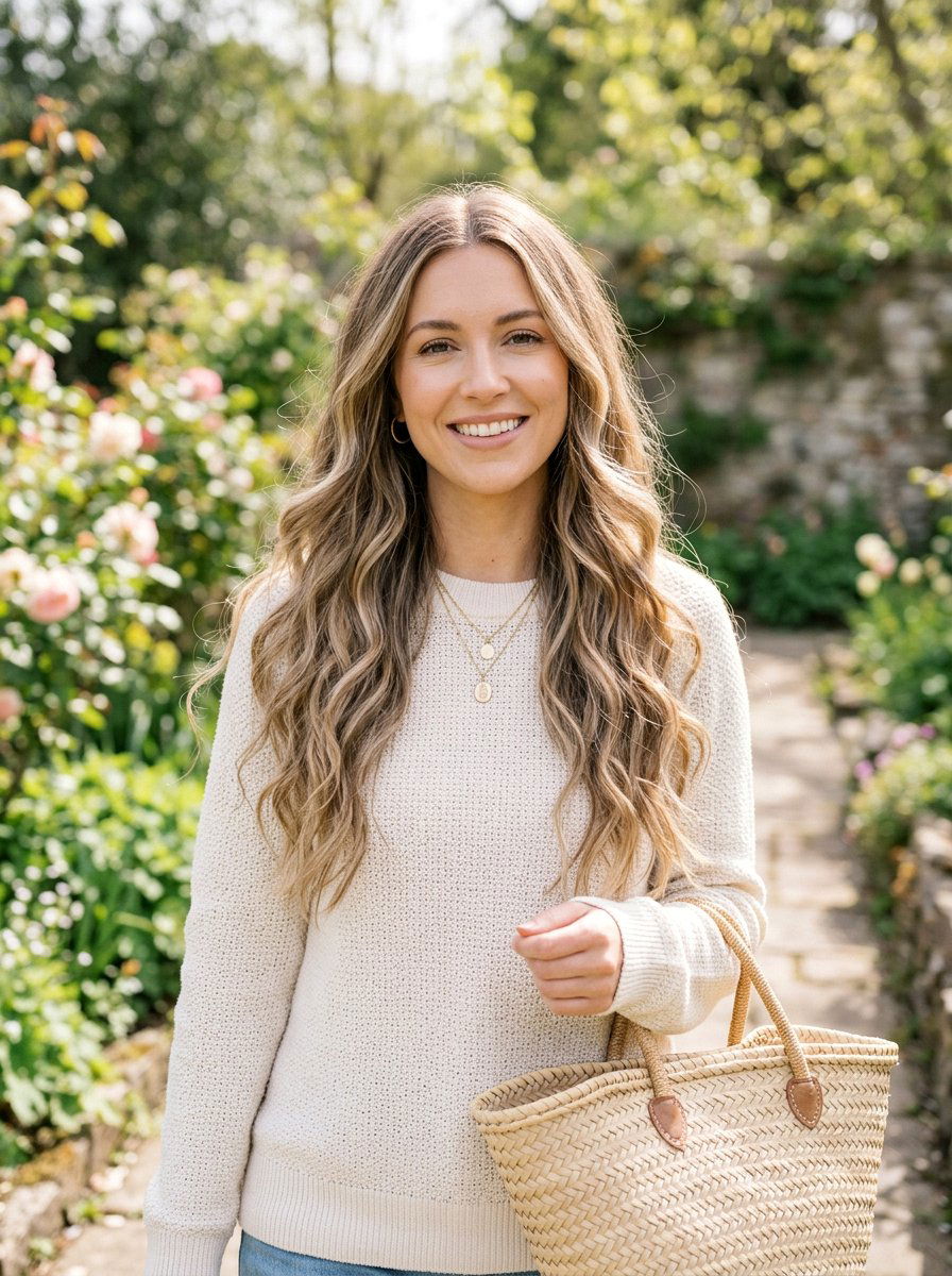 Long Sandy Beige Balayage On Dark Blonde Hair - 20 sandy beige balayage - 20 sandy beige balayage