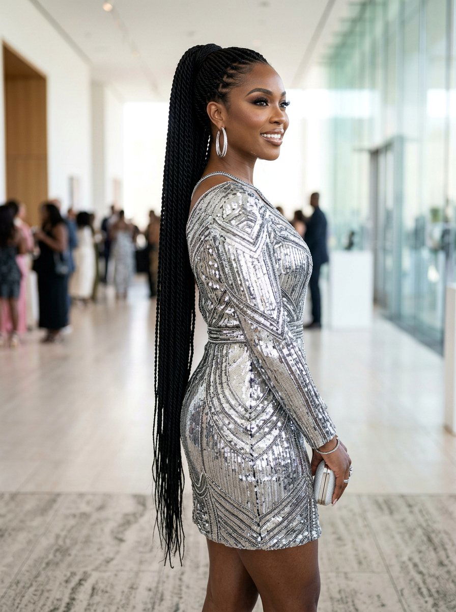 Long Senegalese Twist Ponytail - 20 senegalese twists ponytail - 20 senegalese twists ponytail