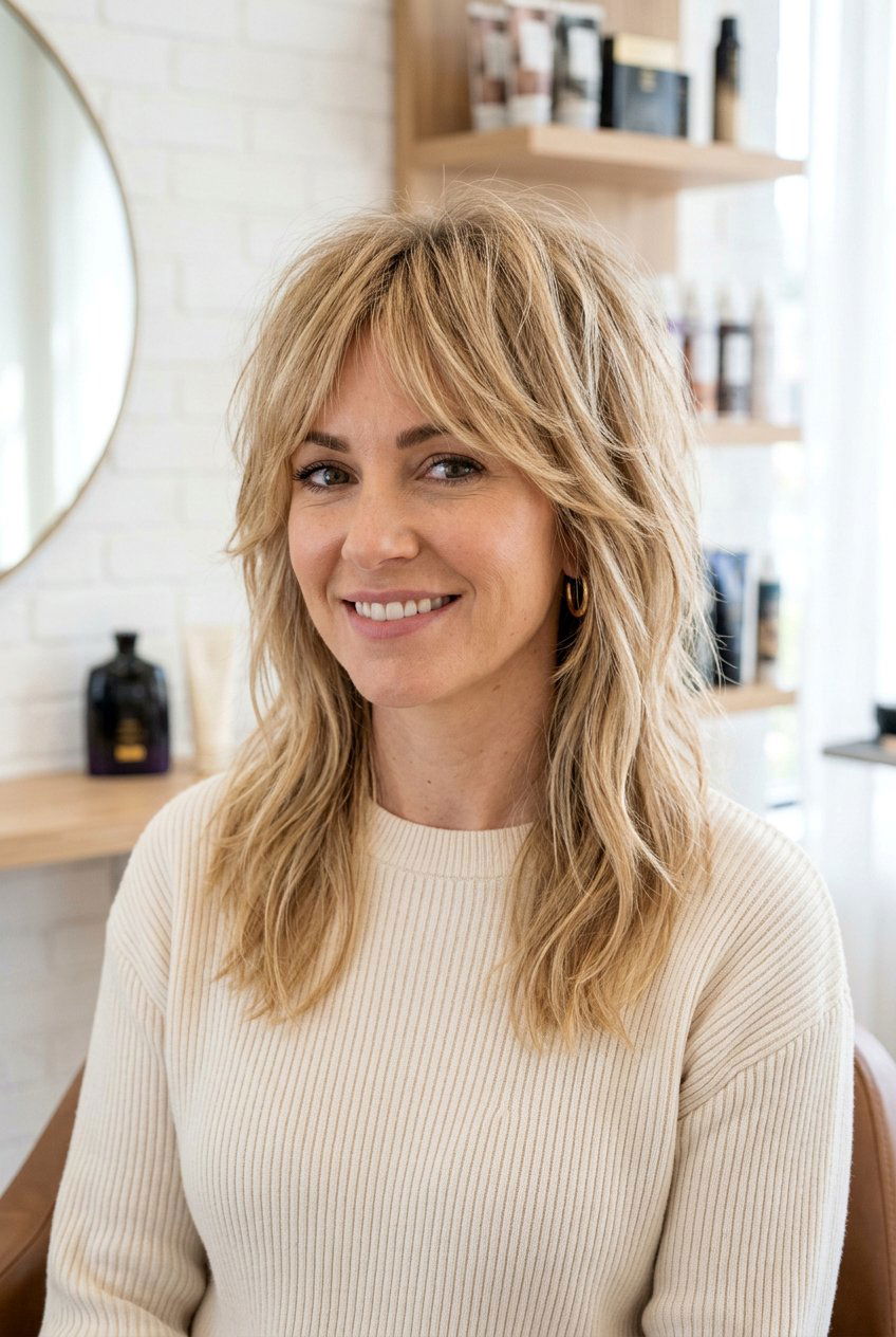 20 Trendy Long Shag Haircut Ideas for an Effortless Vibe