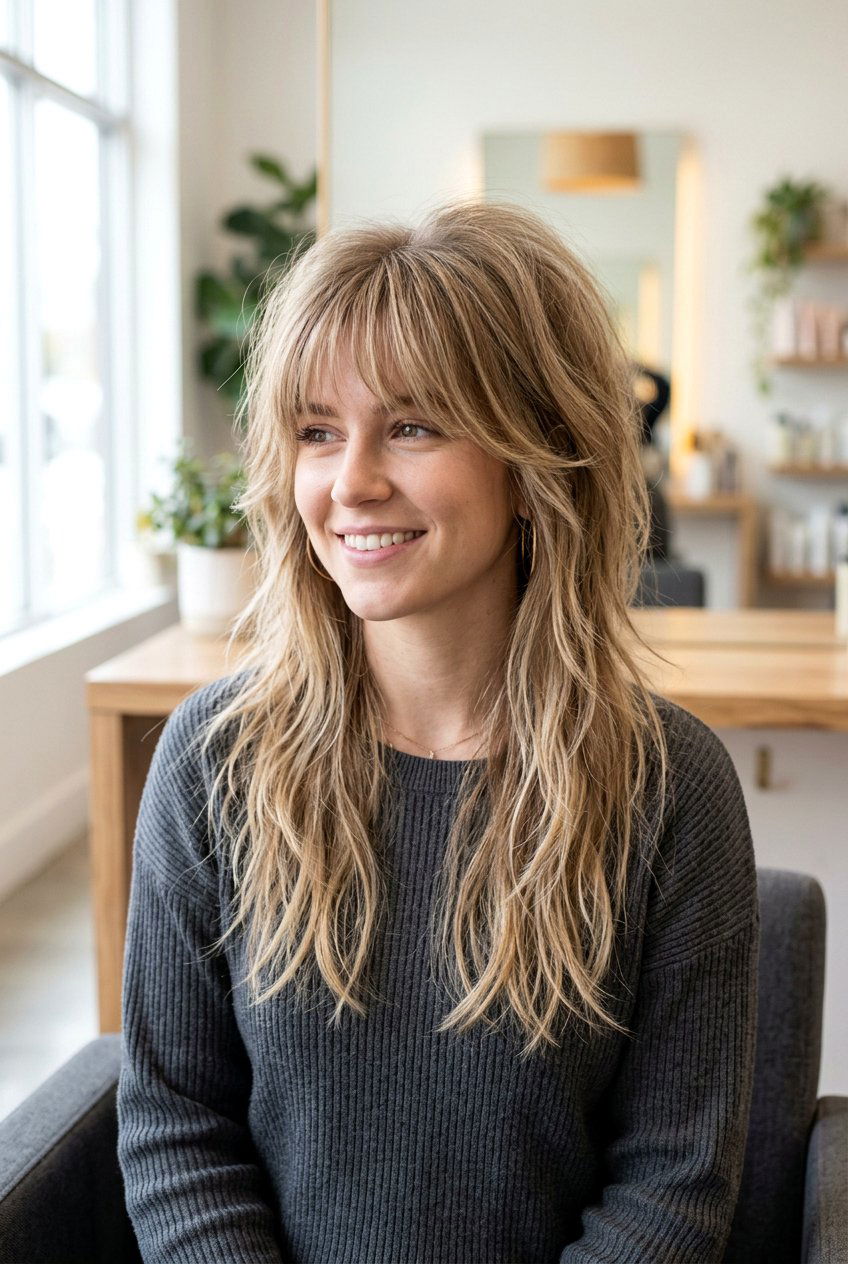 Long Shag For Thin Hair - 20 long shag haircut - 20 long shag haircut