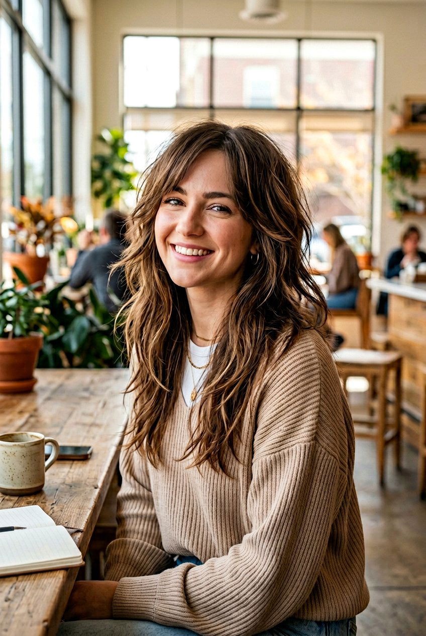 Long Shag Haircut With Side Part - 20 long haircut with side part - 20 long haircut with side part