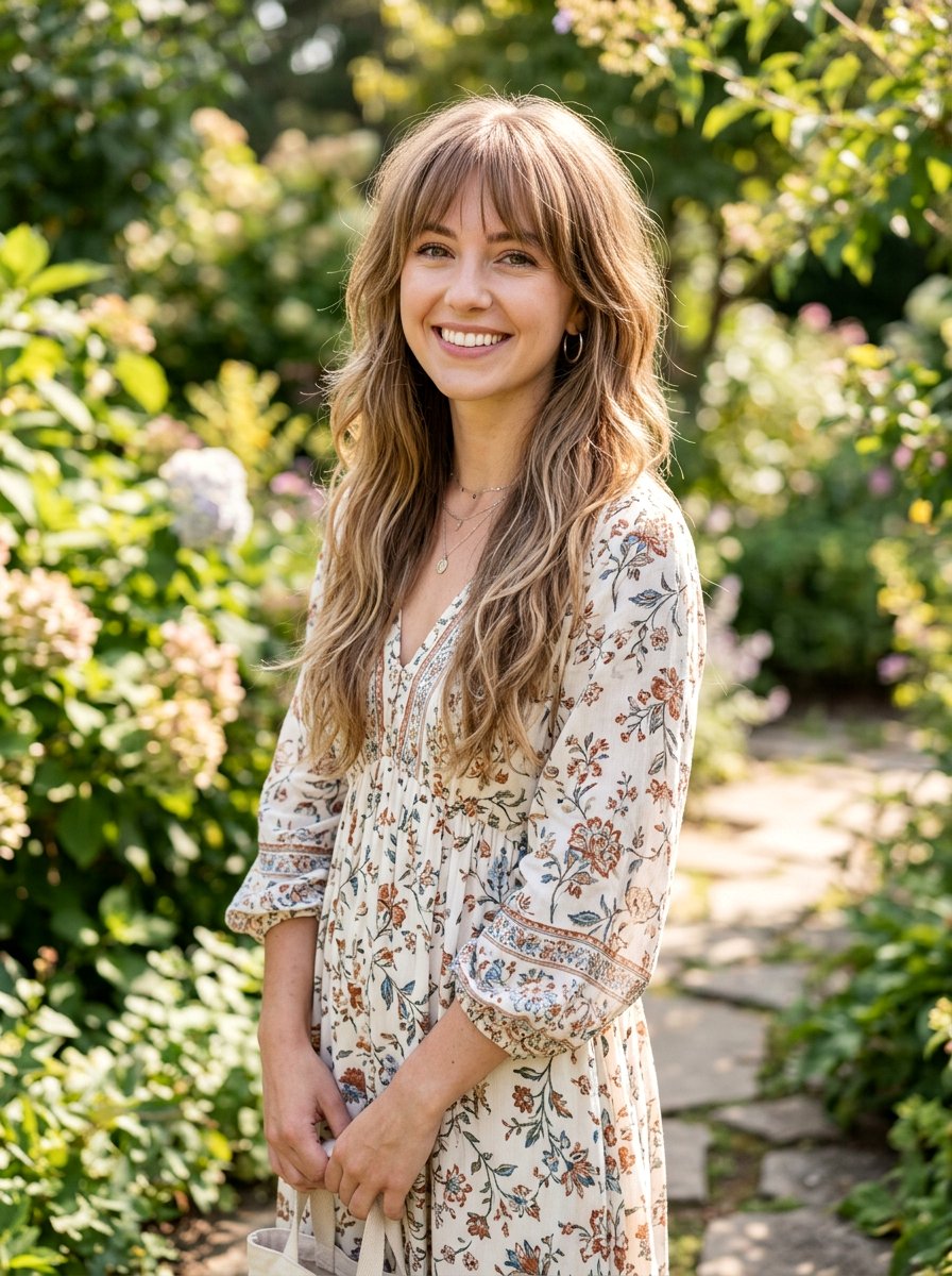 Long Shag Haircut With Wispy Bangs - 20 college girls shag haircut with bangs - 20 college girls shag haircut with bangs