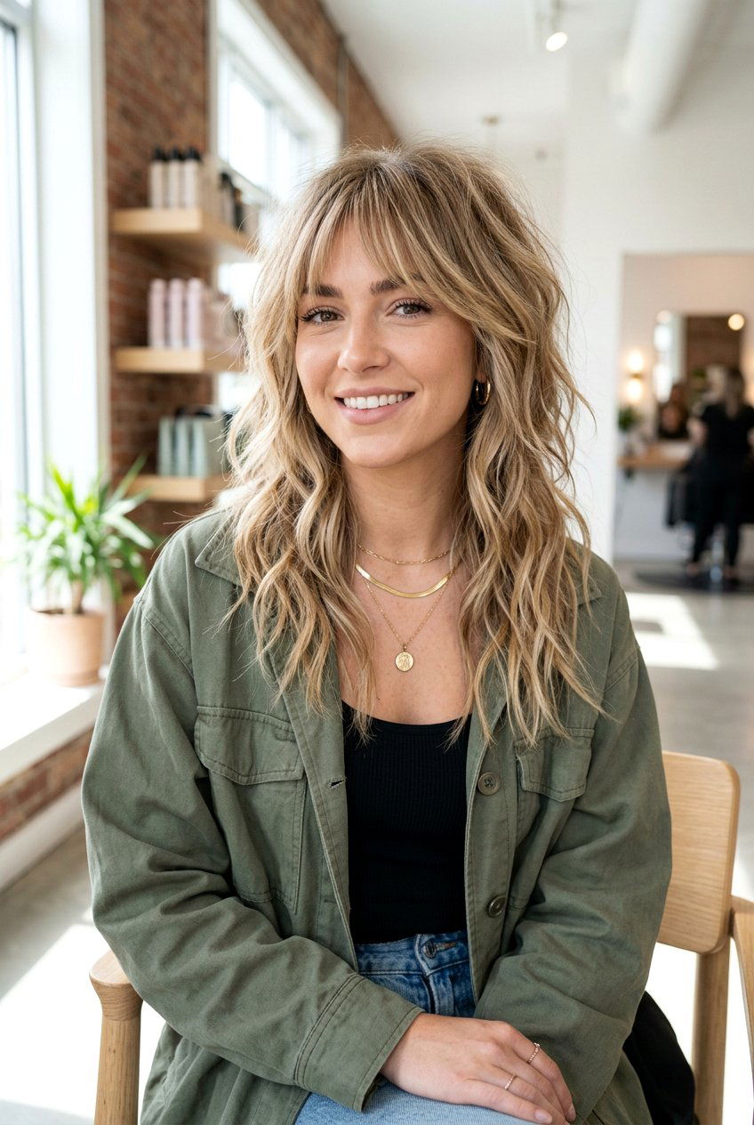 20 Breathtaking Long Hair with Wispy Bangs Ideas to Copy