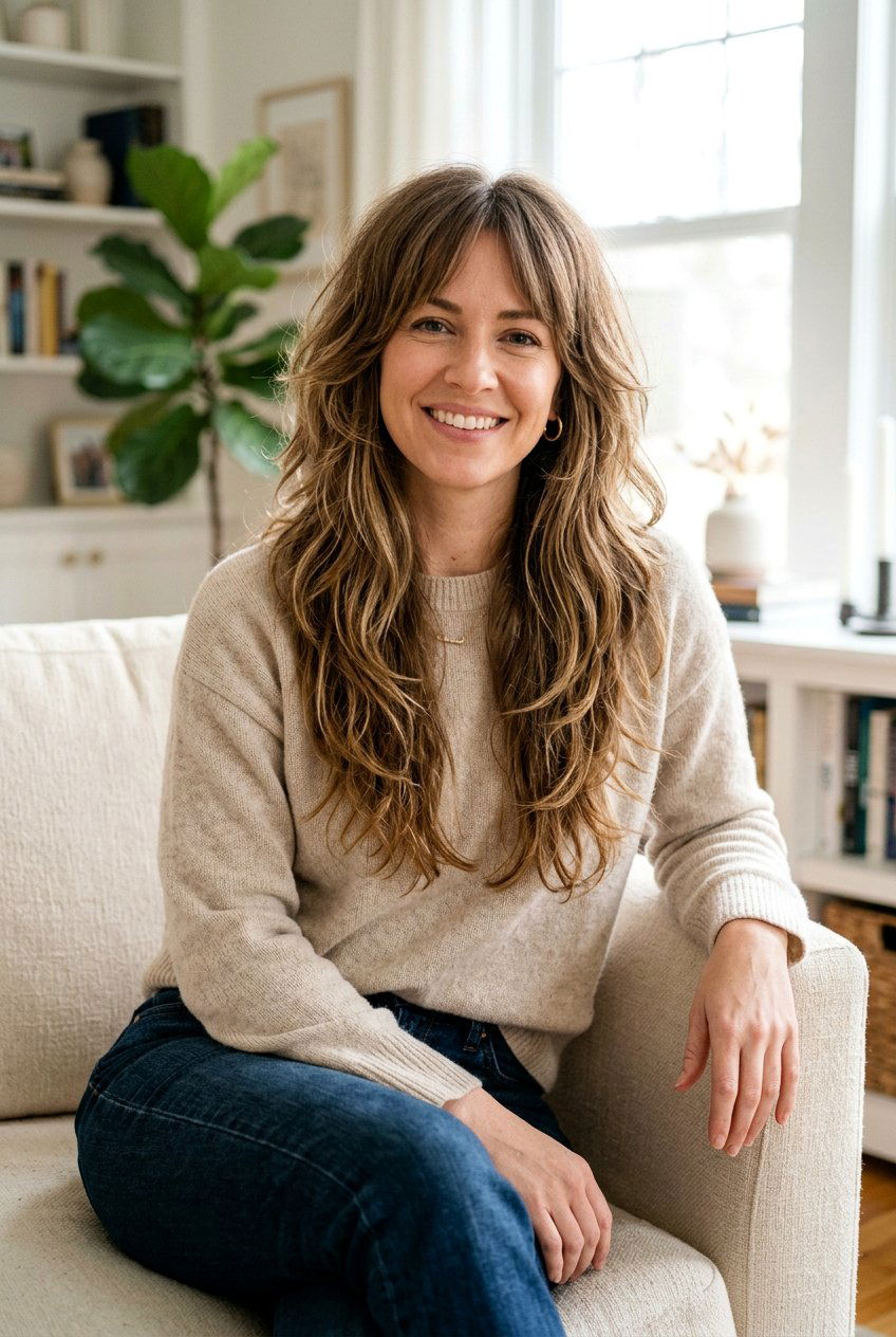 Long Shag Haircut with Layers - 20 modern shag haircut - 20 modern shag haircut