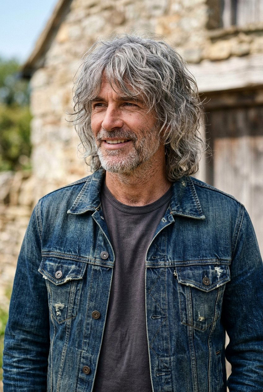 Long Shag Haircut - 20 long layers haircut for older men - 20 long layers haircut for older men