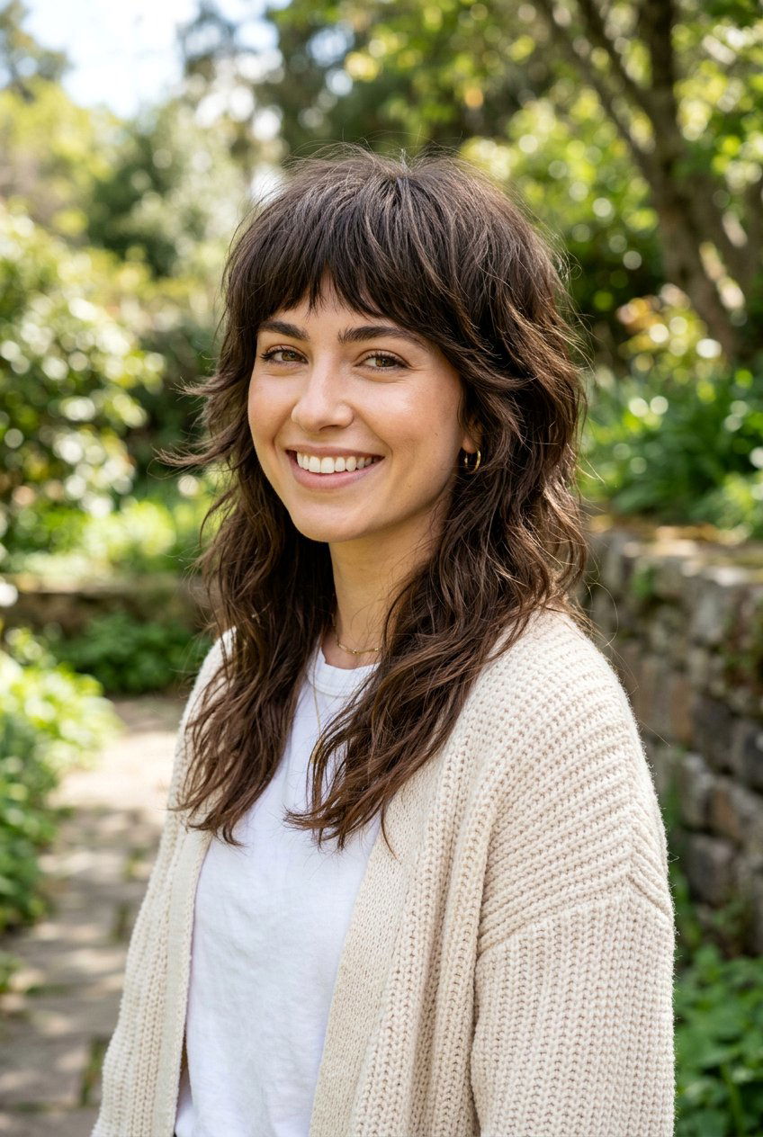 Long Shag Mullet For Very Thick Hair - 20 mullet haircut for thick hair women - 20 mullet haircut for thick hair women