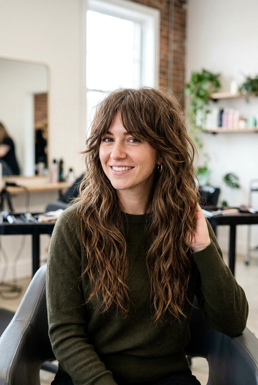 Long Shaggy Haircut - 20 long hairstyles for fine hair - 20 long hairstyles for fine hair