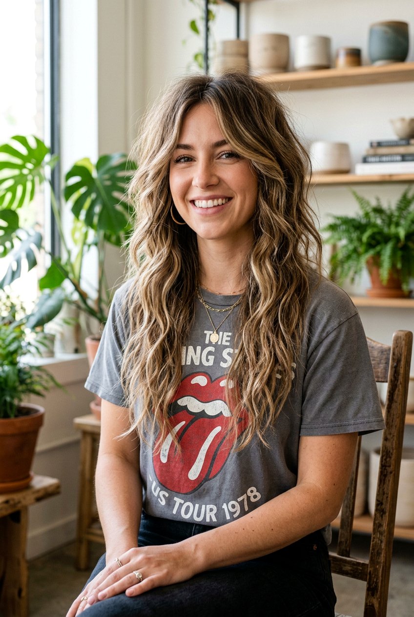 Long Shaggy Layers - 20 long layers for oval face women - 20 long layers for oval face women