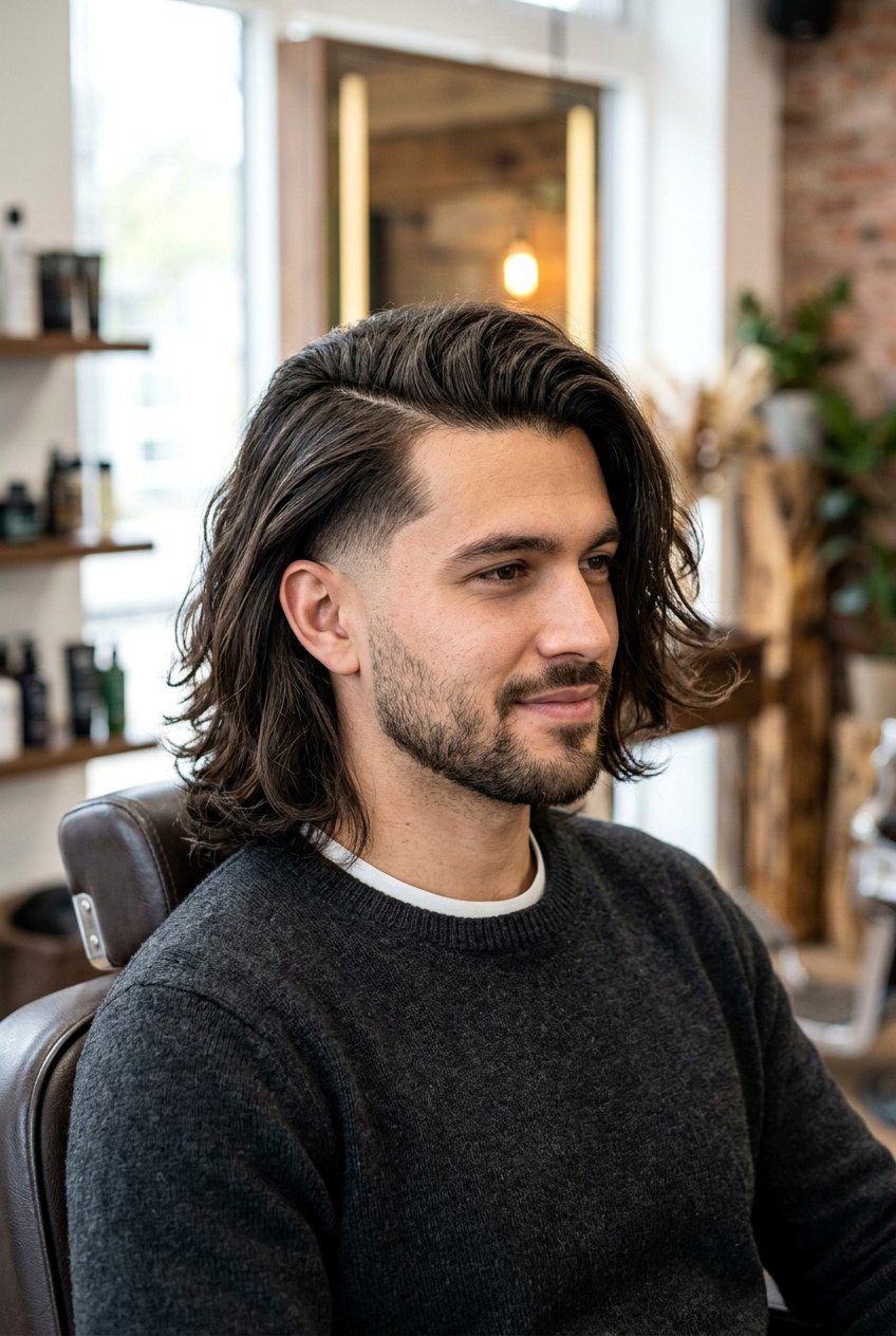Long Side Part - 20 side part haircut for men - 20 side part haircut for men