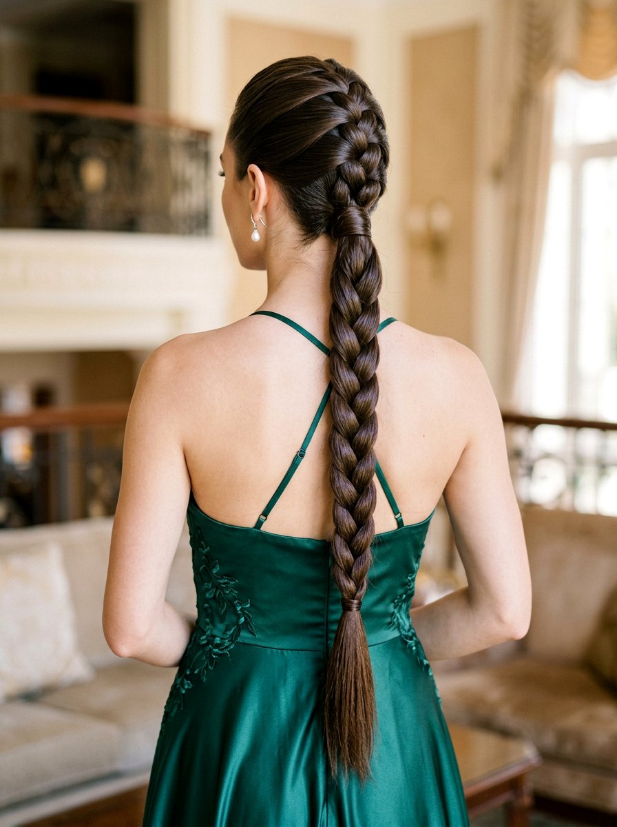 Long Sleek French Braid Ponytail - 20 sleek french braid ponytail - 20 sleek french braid ponytail
