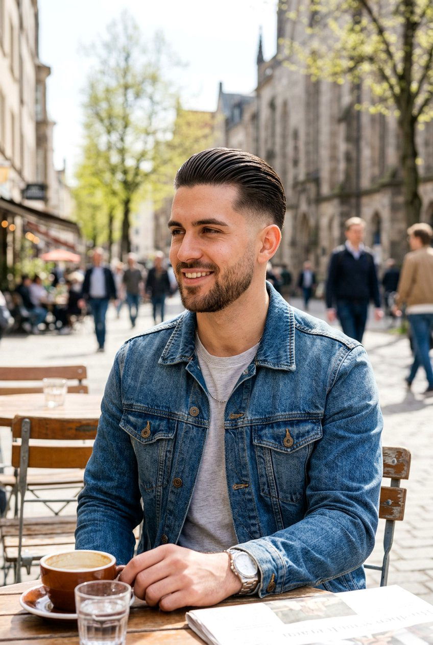 Long Slick Back Mid Fade - 20 men long slick back haircut - 20 men long slick back haircut