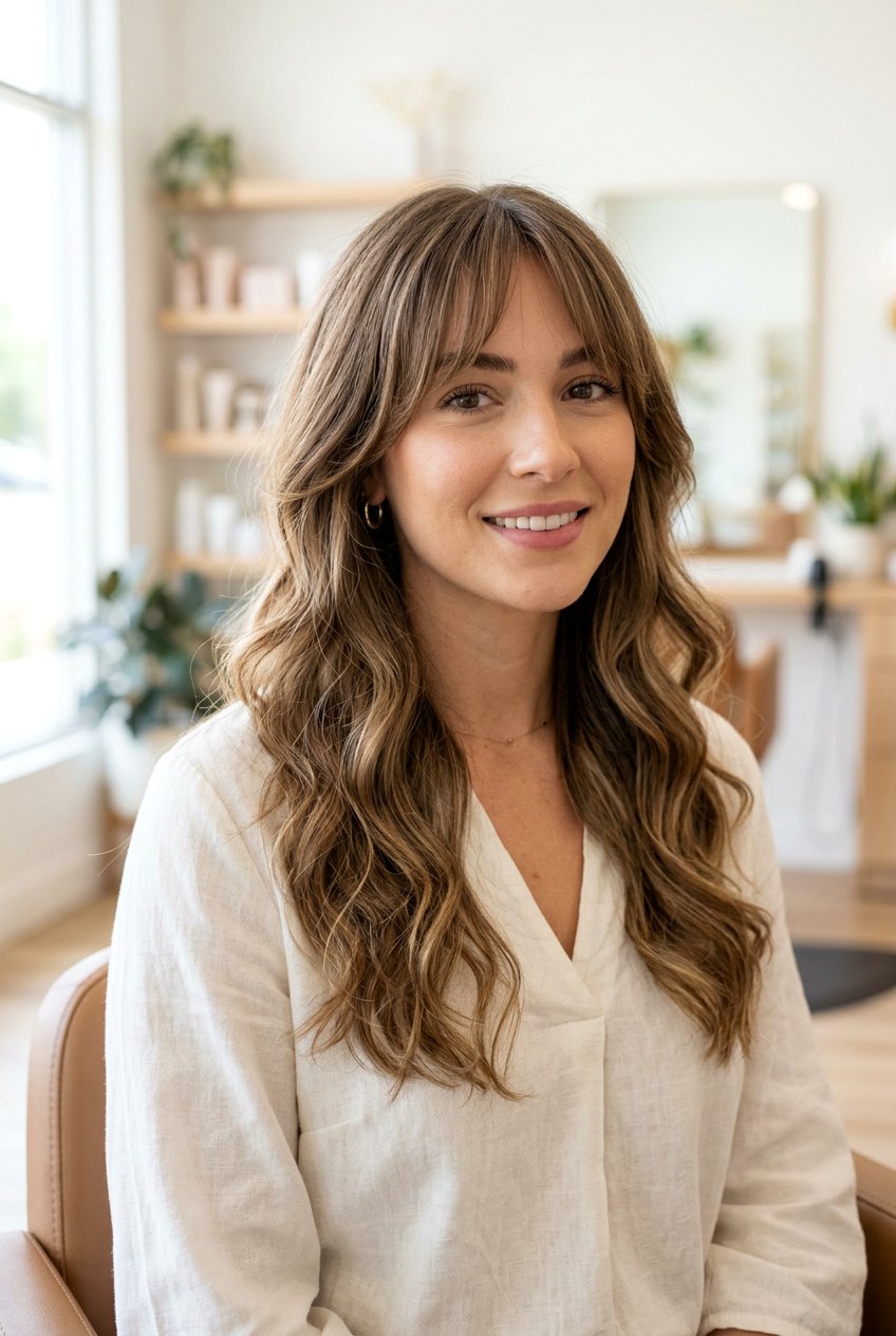 Long Soft Layers With Curtain Bangs - 20 long hair with soft layers - 20 long hair with soft layers