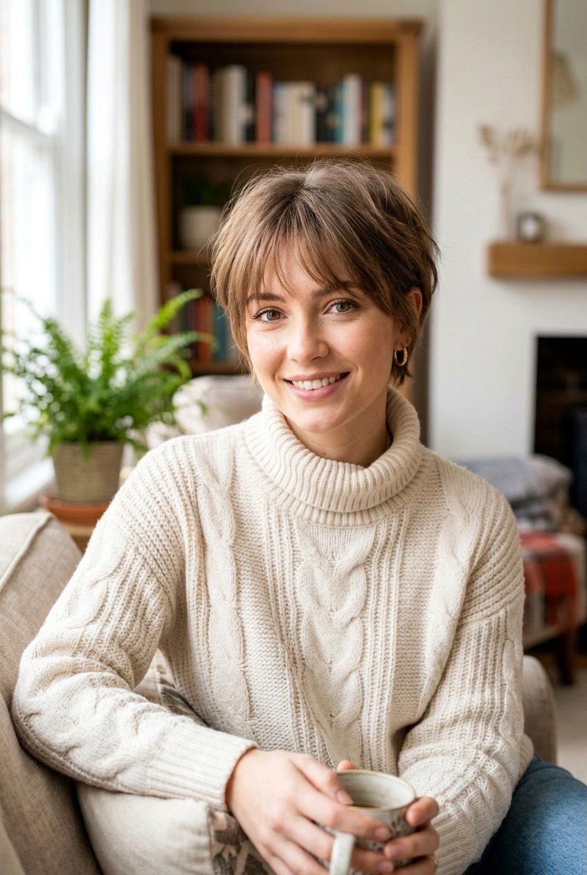 Long Soft Pixie With Bangs - 20 modern pixie haircut with softness - 20 modern pixie haircut with softness