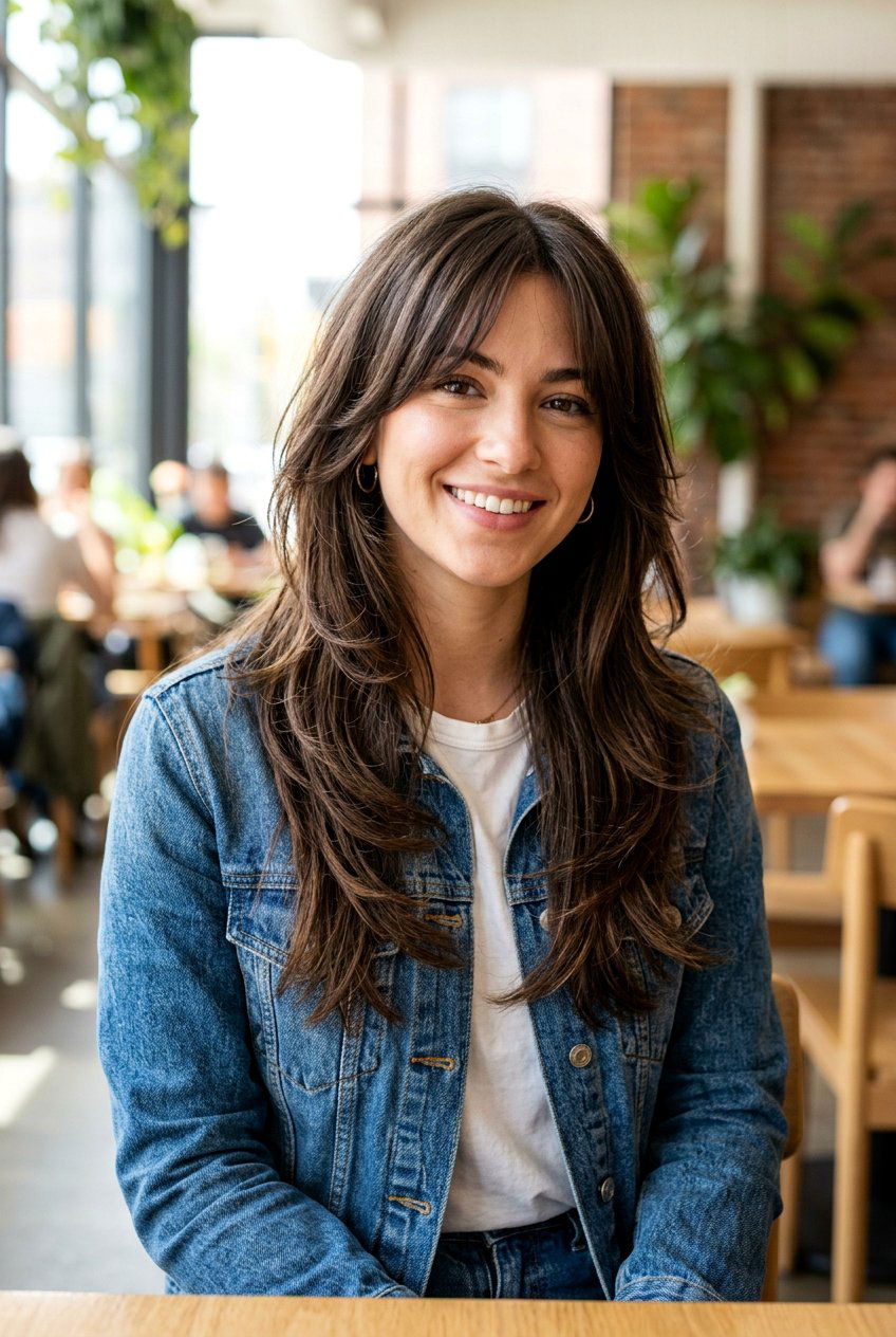 Long Soft Wolf Cut With Tapered Ends - 20 soft wolf cut for mature women - 20 soft wolf cut for mature women