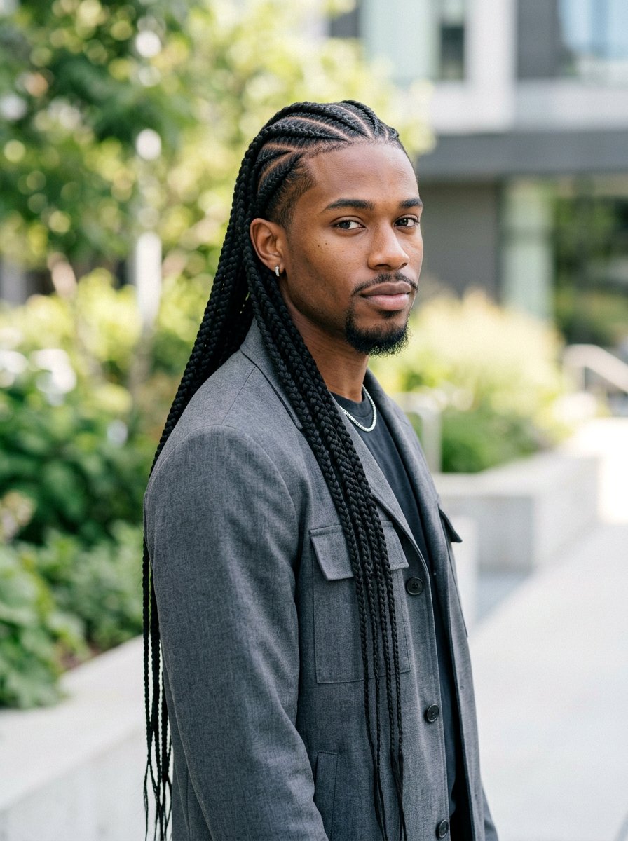 Long Stitch Braids For Men - 20 stitch braids for men - 20 stitch braids for men