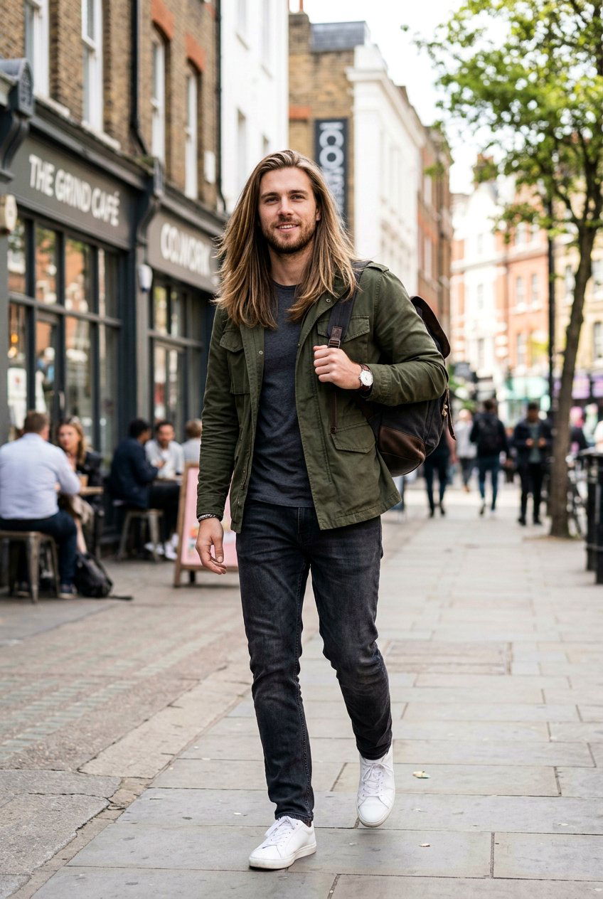 Long Straight Hair Layered Cut - 20 long straight hairstyles for men - 20 long straight hairstyles for men