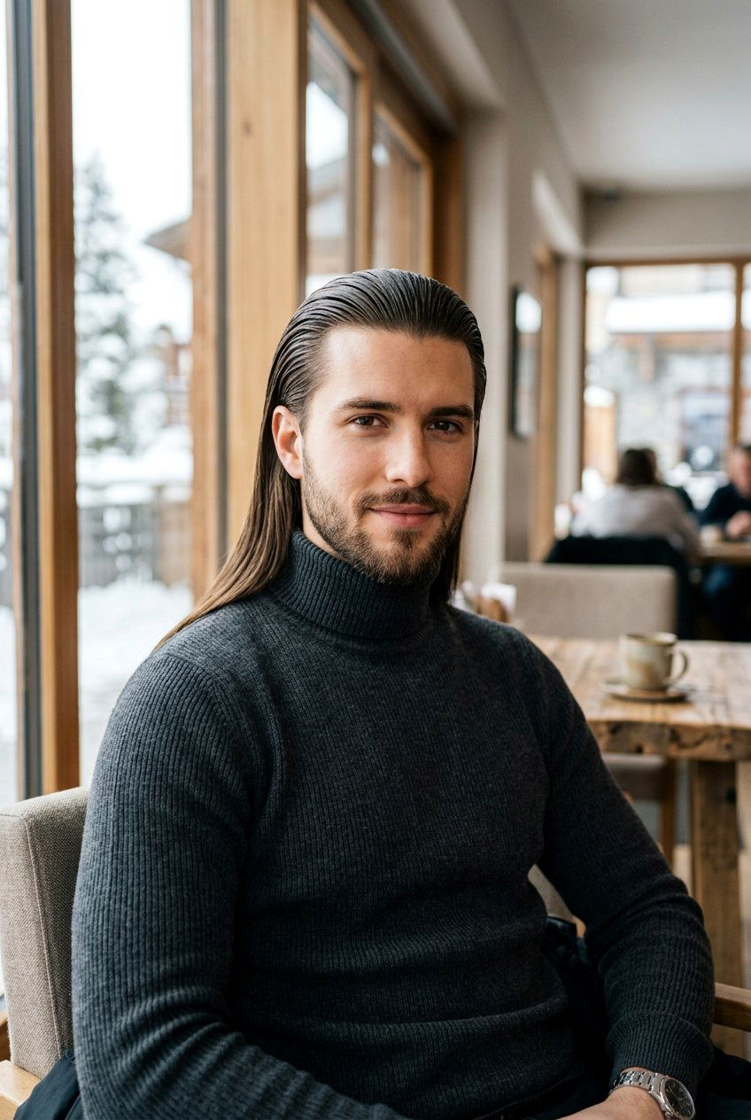 Long Straight Hair Slick Back - 20 men long slick back haircut - 20 men long slick back haircut