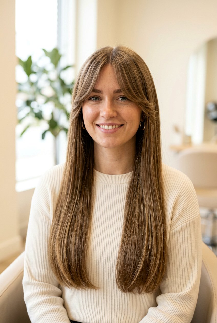 20 Elegant Straight Hairstyles For Long Hair You Will Love