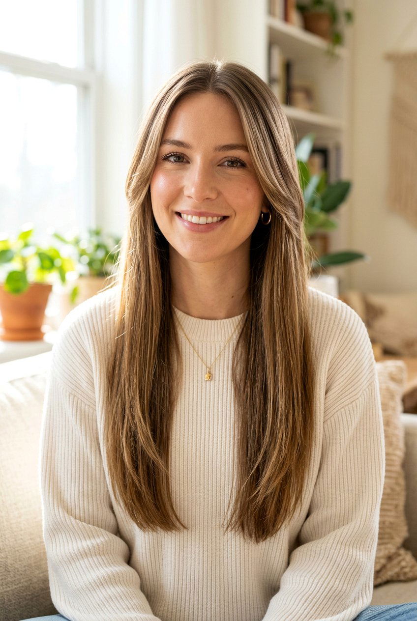 Long Straight Hair With Face Framing Layers - 20 long straight haircut for fine hair - 20 long straight haircut for fine hair