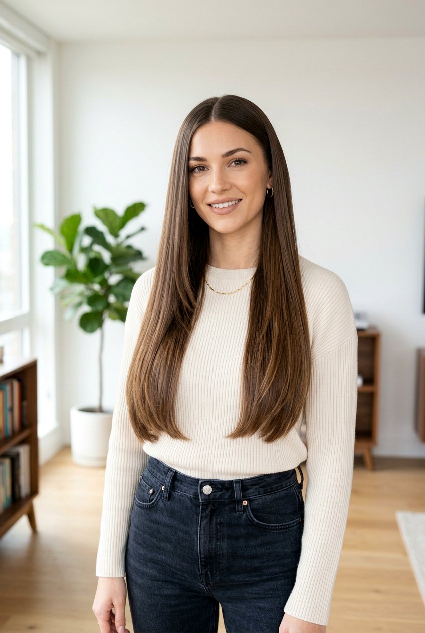 20 Stunning Long Haircut With Internal Layers for Movement