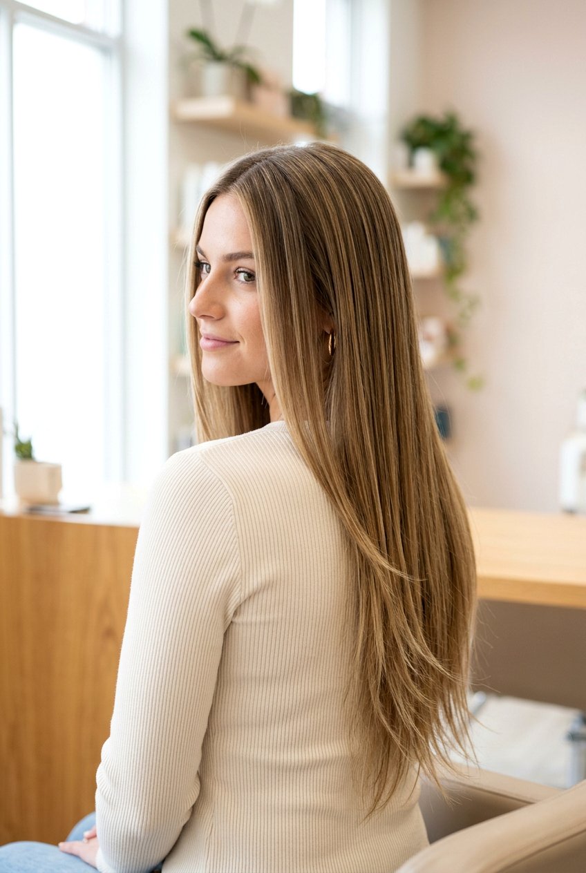 Long Straight Hair With Tapered Ends - 20 straight hairstyles for long hair - 20 straight hairstyles for long hair