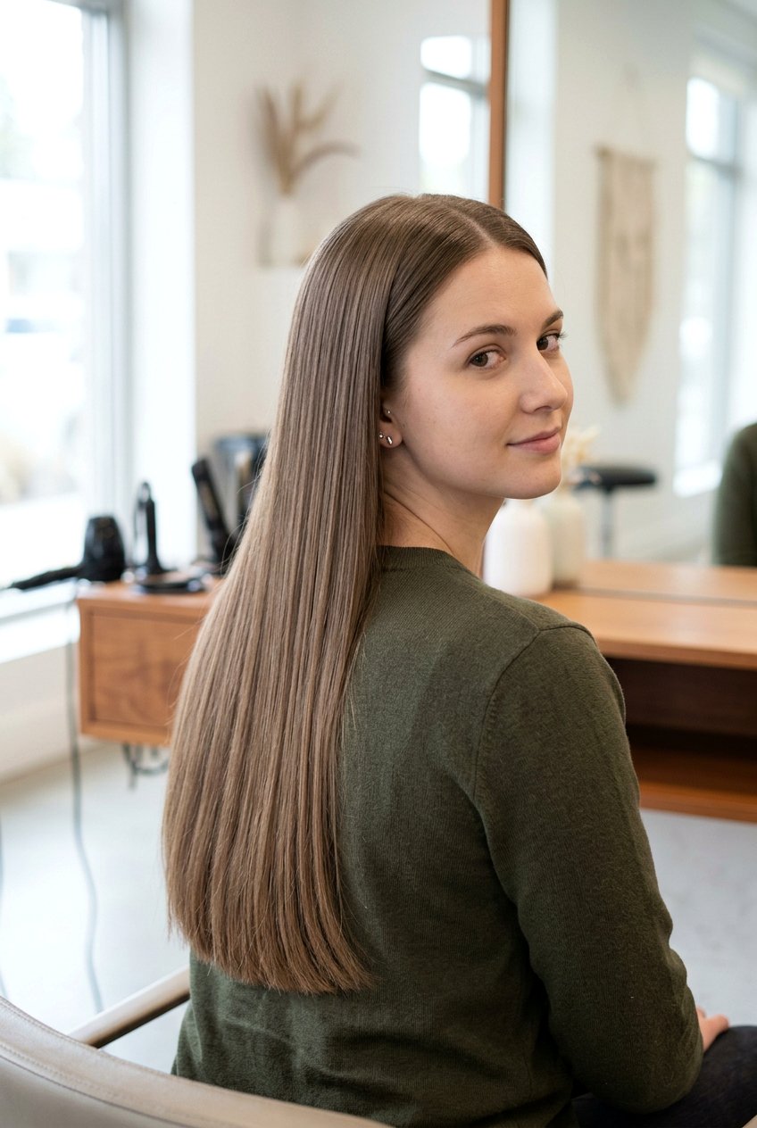 Long Straight Haircut With Minimal Layers - 20 long straight haircut for fine hair - 20 long straight haircut for fine hair